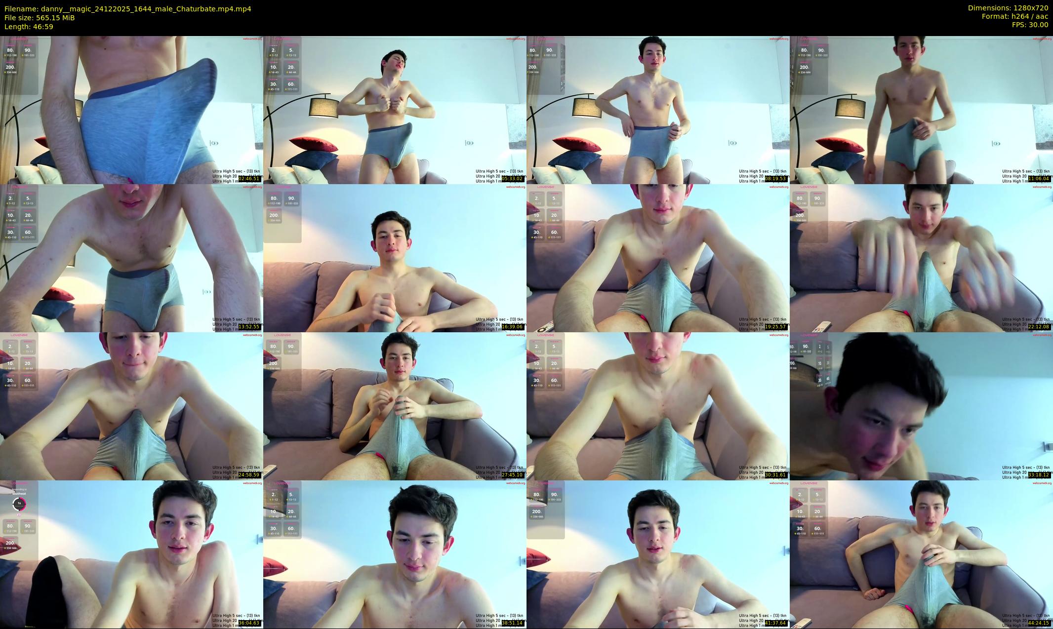 danny__magic — 47 minute Chaturbate male cam show recording, 720p, Dec 24, 2025