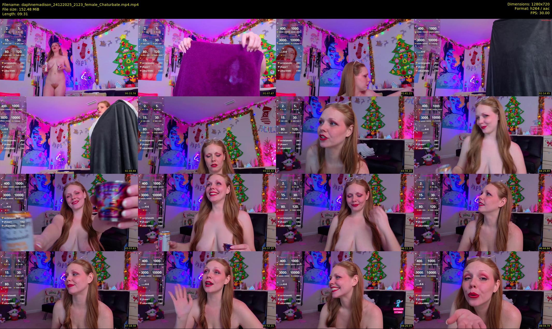 daphnemadison — 10 minute Chaturbate couple cam show recording, 720p, Dec 24, 2025