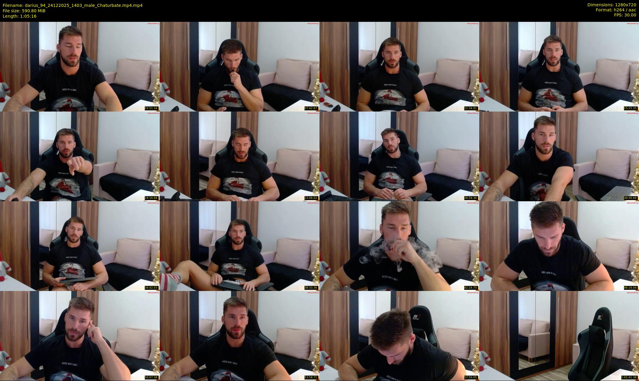 darius_94 — 66 minute Chaturbate male cam show recording, 720p, Dec 24, 2025