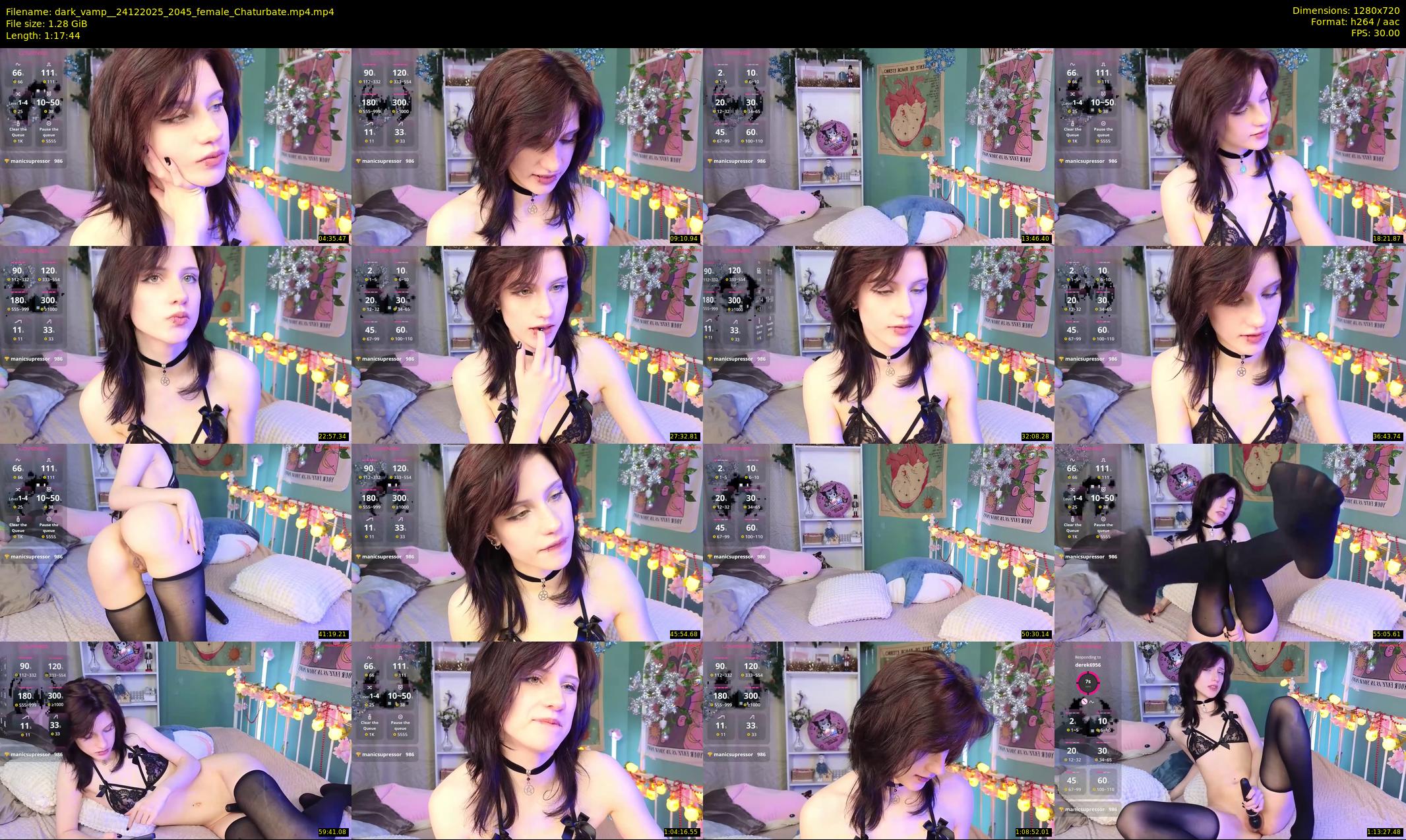 dark_vamp_ — 78 minute Chaturbate female cam show recording, 720p, Dec 24, 2025