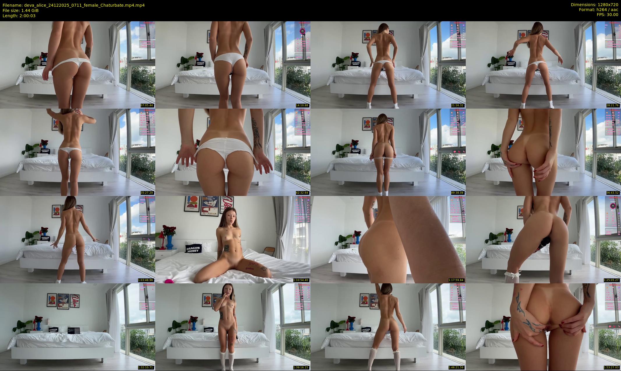 deva_alice — 121 minute Chaturbate female cam show recording, 720p, Dec 24, 2025