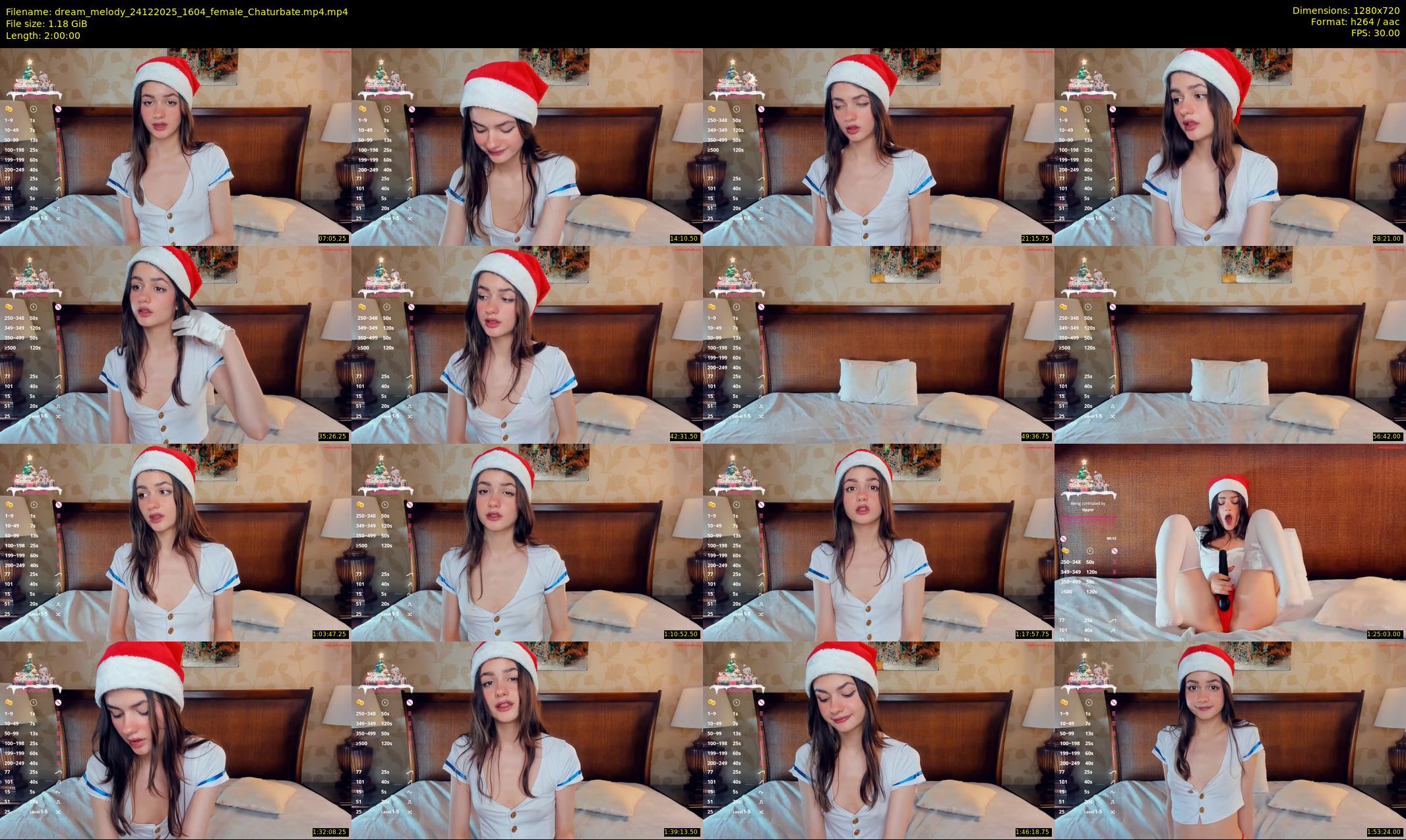 dream_melody — 120 minute Chaturbate female cam show recording, 720p, Dec 24, 2025