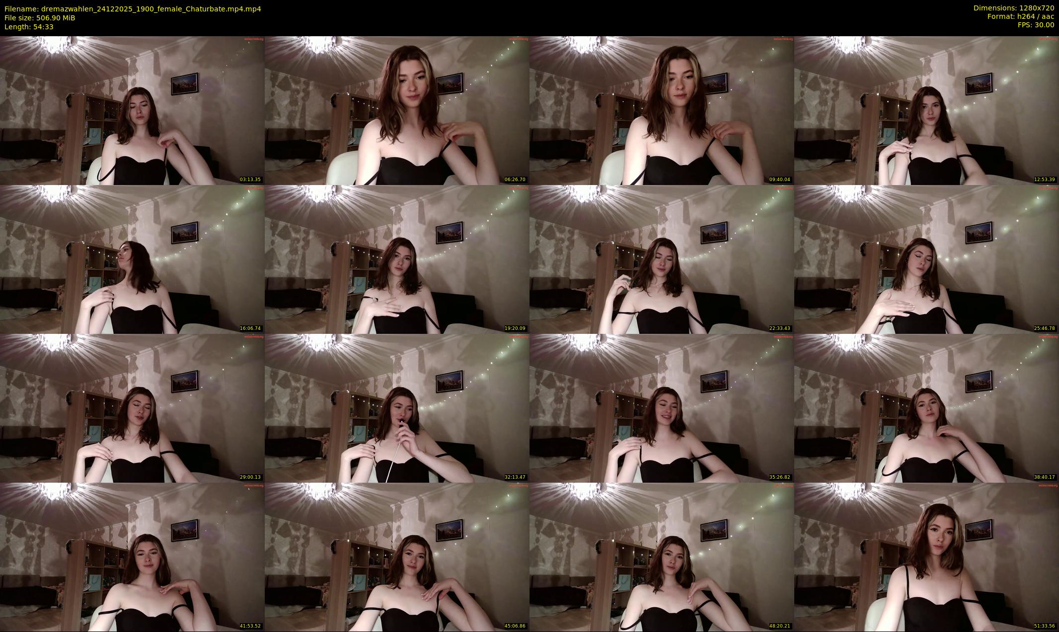 dremazwahlen — 55 minute Chaturbate female cam show recording, 720p, Dec 24, 2025