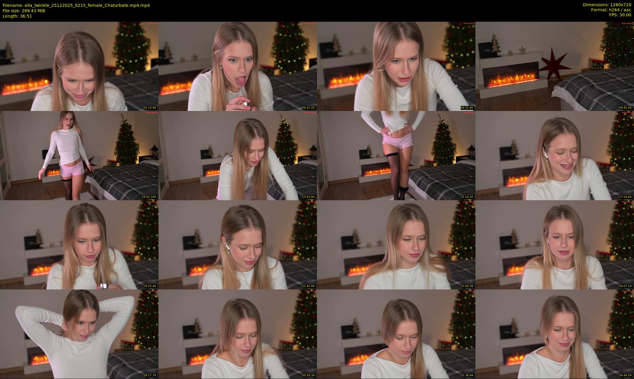 ella_twinkle — 37 minute Chaturbate female cam show recording, 720p, Dec 25, 2025