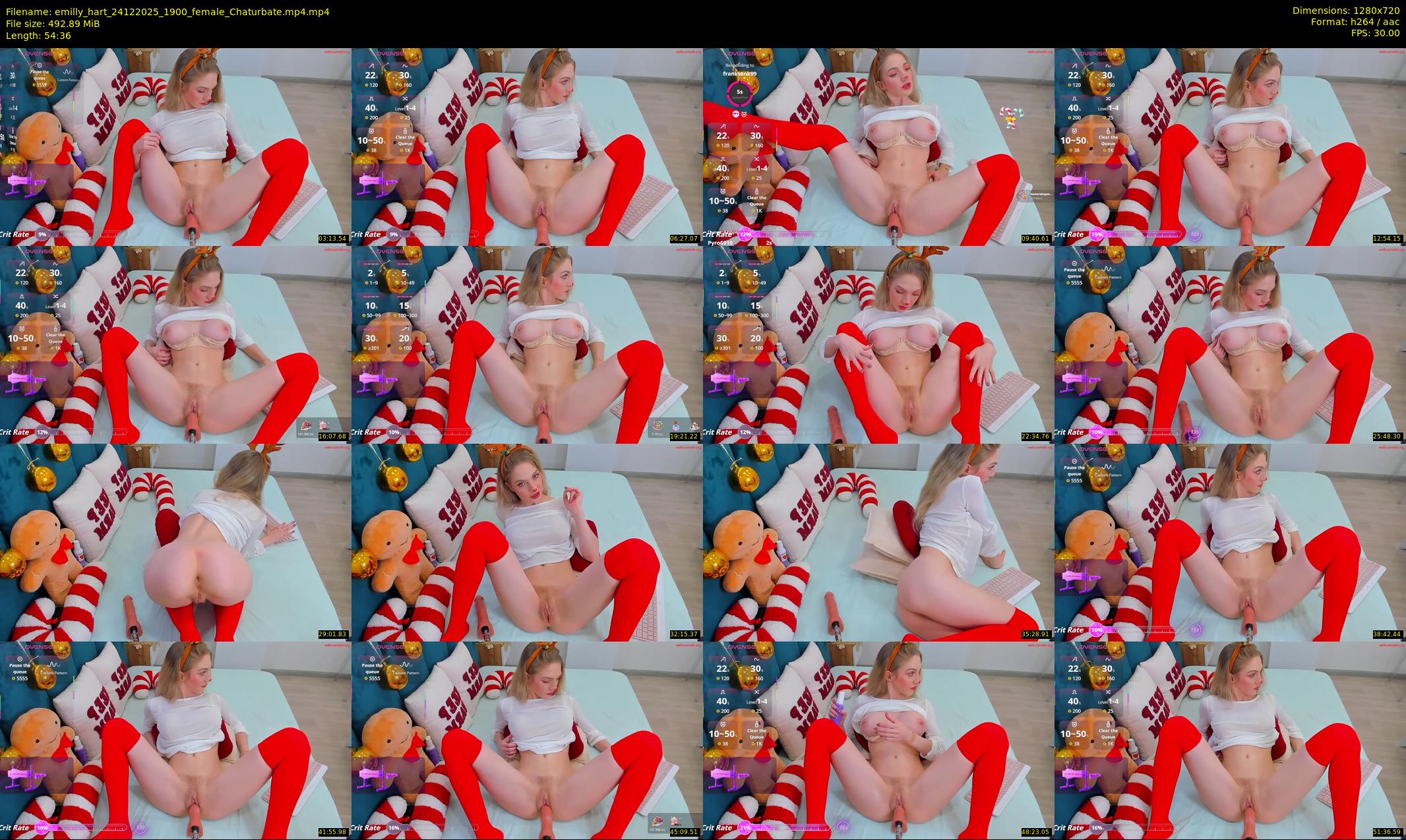 emilly_hart — 55 minute Chaturbate female cam show recording, 720p, Dec 24, 2025