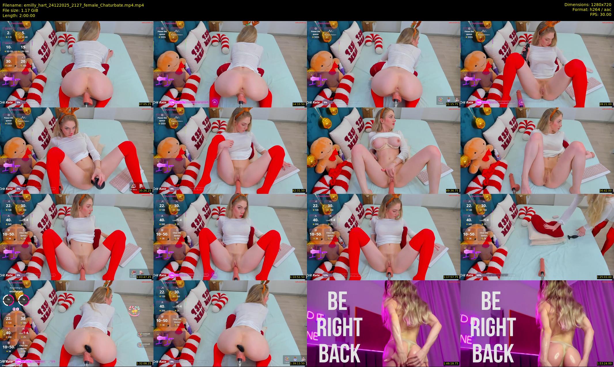 emilly_hart — 120 minute Chaturbate female cam show recording, 720p, Dec 24, 2025