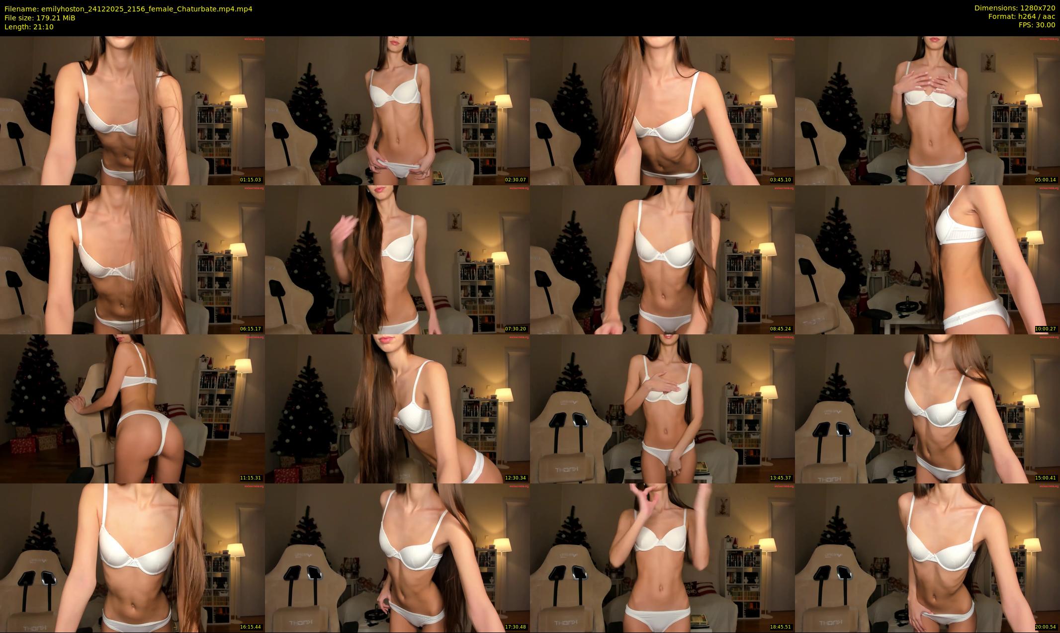 emilyhoston — 22 minute Chaturbate female cam show recording, 720p, Dec 24, 2025