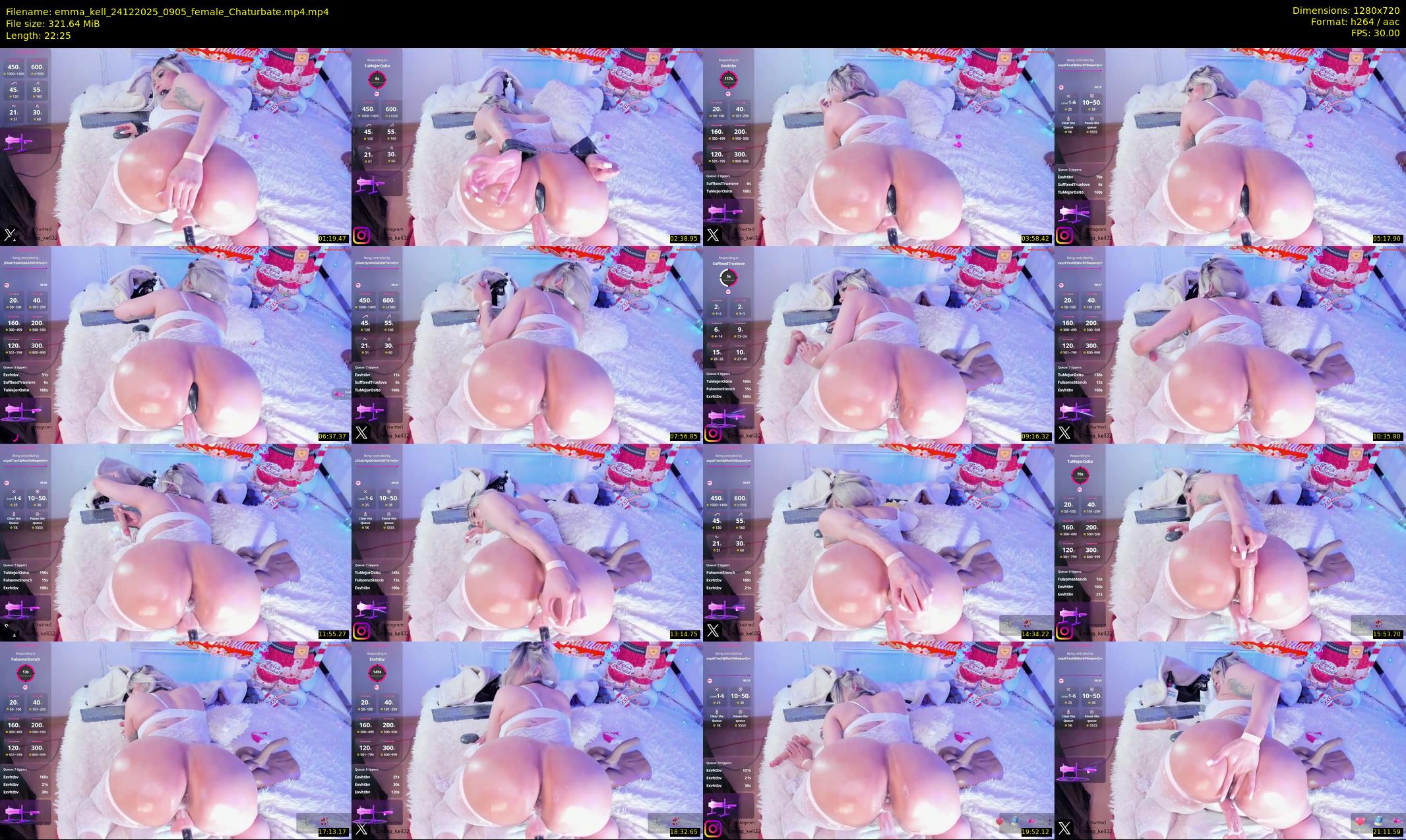 emma_kell — 23 minute Chaturbate female cam show recording, 720p, Dec 24, 2025