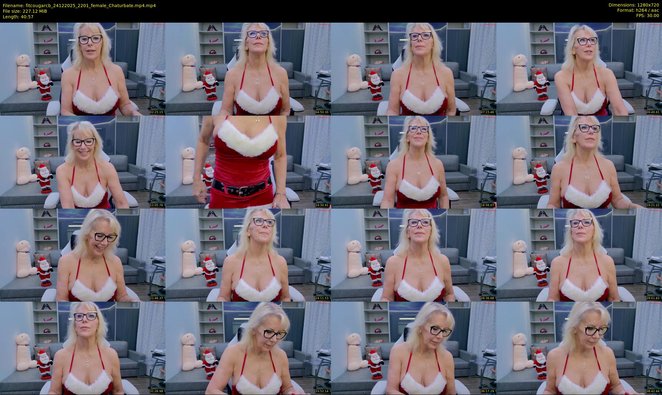 fitcougarcb — 41 minute Chaturbate female cam show recording, 720p, Dec 24, 2025