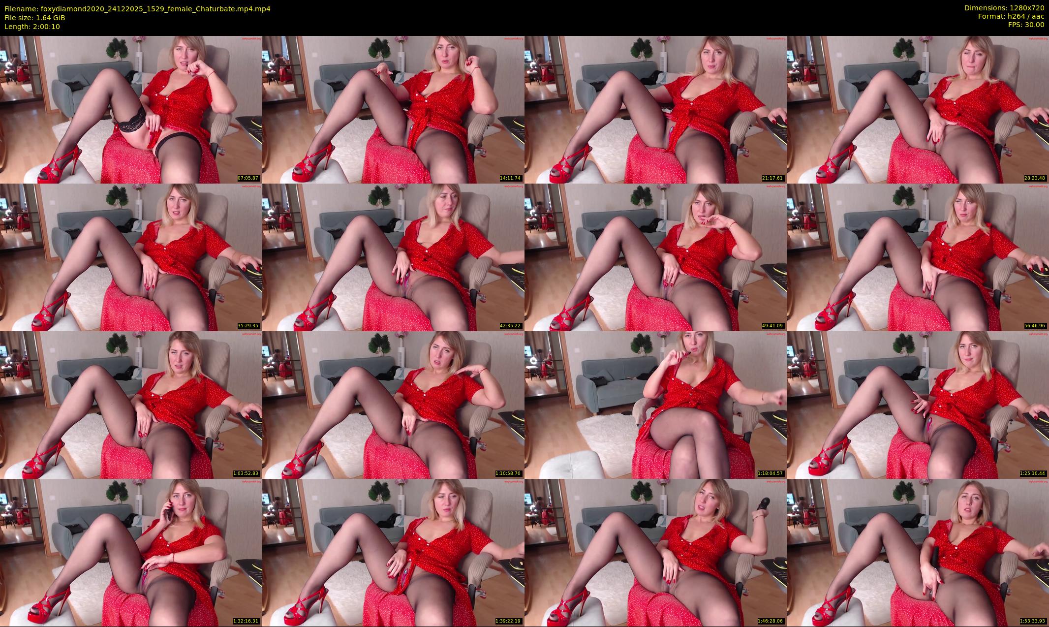 foxydiamond2020 — 121 minute Chaturbate female cam show recording, 720p, Dec 24, 2025