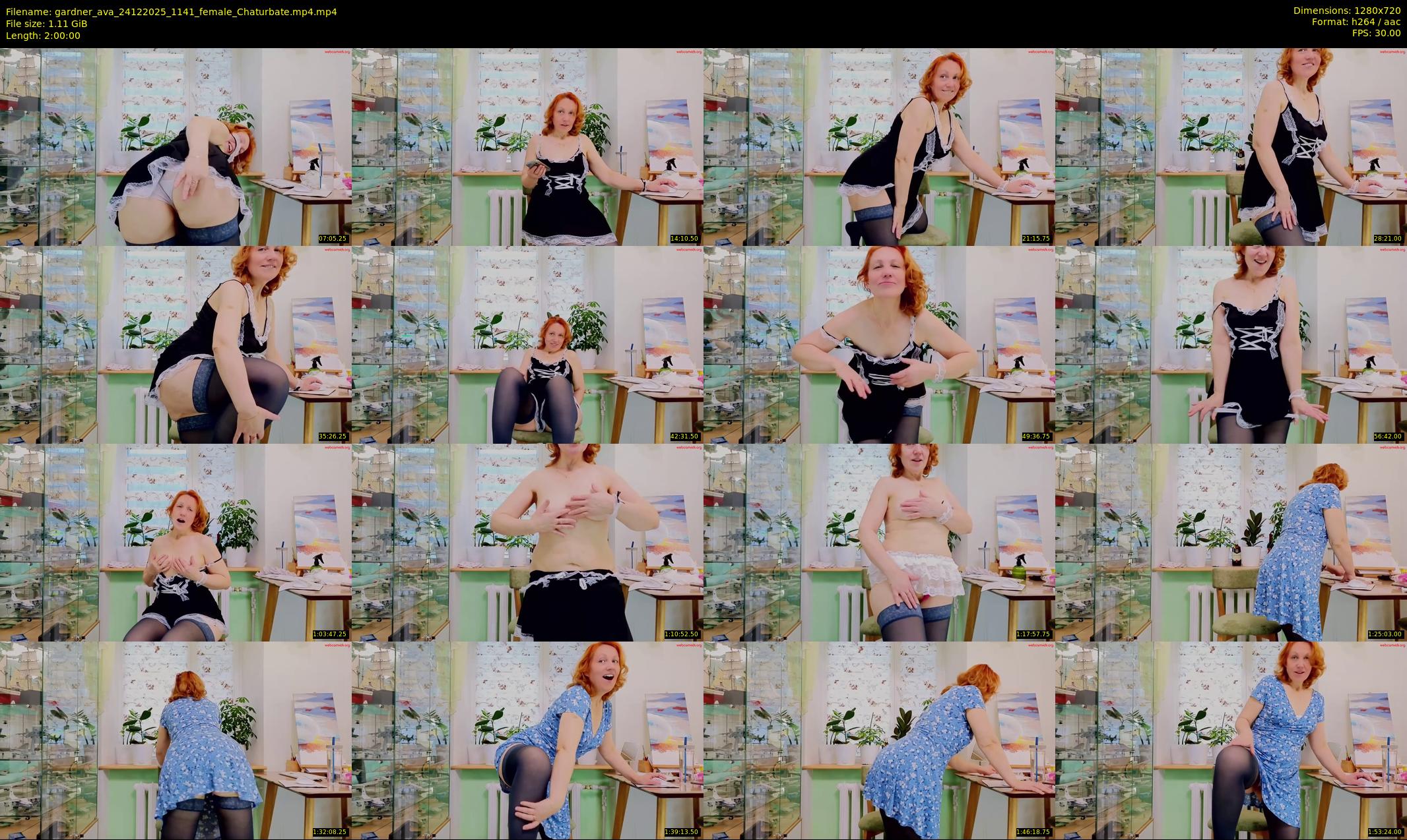 gardner_ava — 120 minute Chaturbate female cam show recording, 720p, Dec 24, 2025