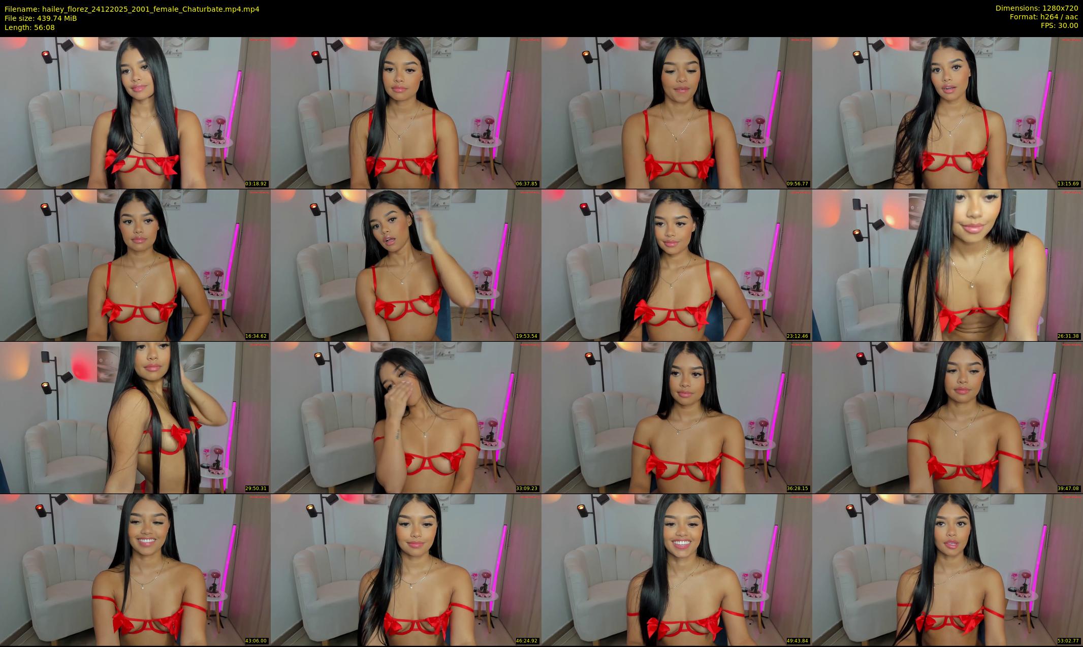 hailey_florez — 57 minute Chaturbate female cam show recording, 720p, Dec 24, 2025