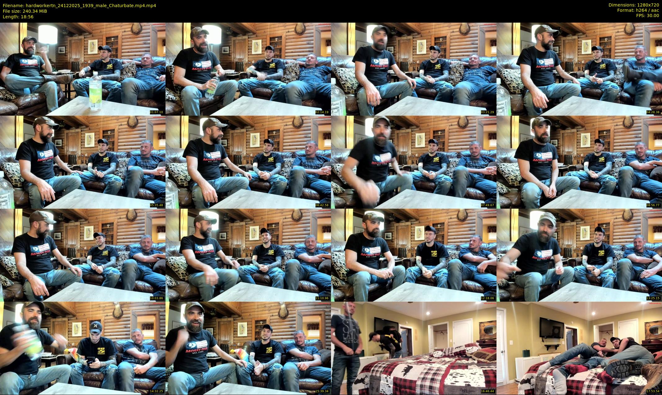 hardworkertn — 19 minute Chaturbate male cam show recording, 720p, Dec 24, 2025