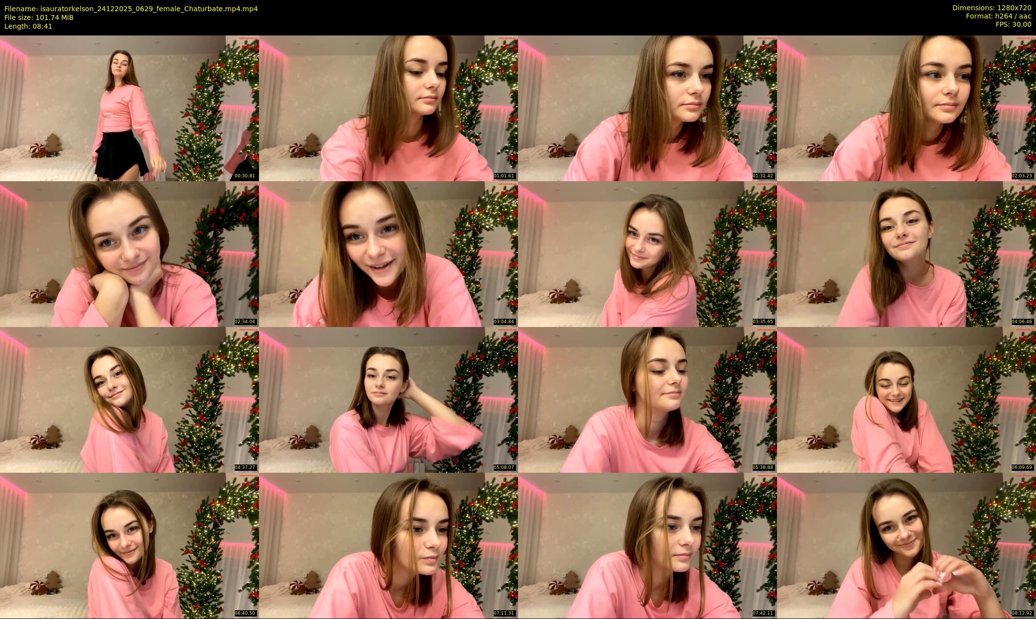 isauratorkelson — 9 minute Chaturbate female cam show recording, 720p, Dec 24, 2025