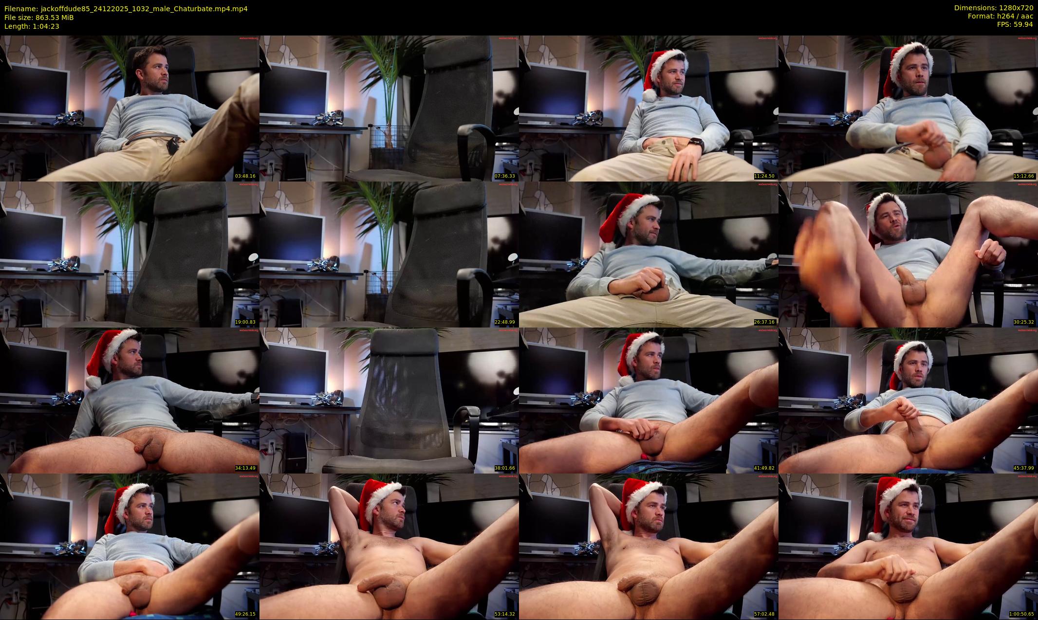jackoffdude85 — 65 minute Chaturbate male cam show recording, 720p, Dec 24, 2025