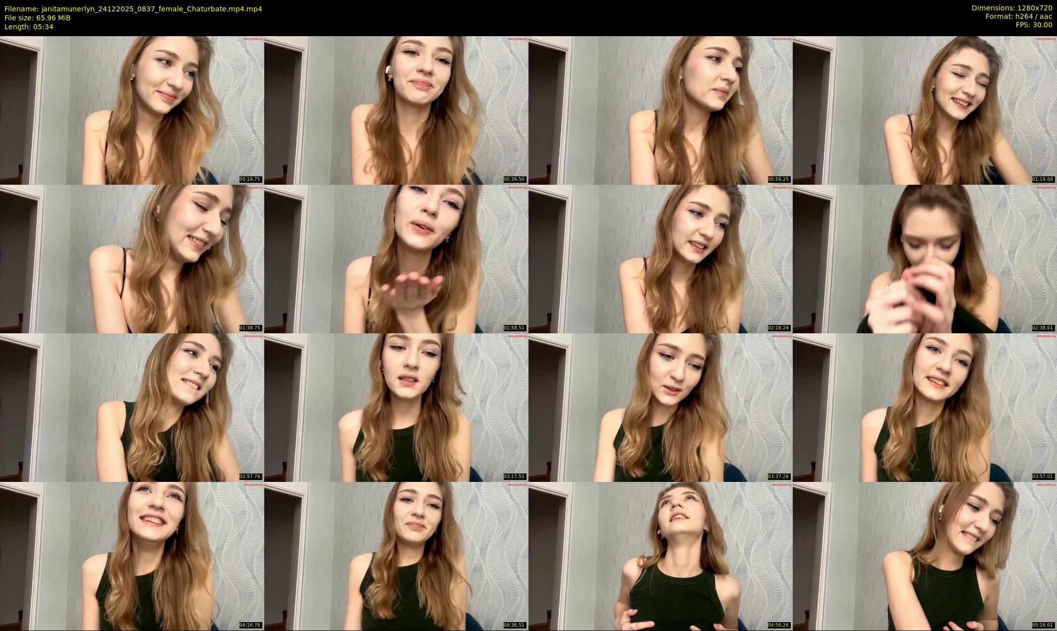 janitamunerlyn — 6 minute Chaturbate female cam show recording, 720p, Dec 24, 2025