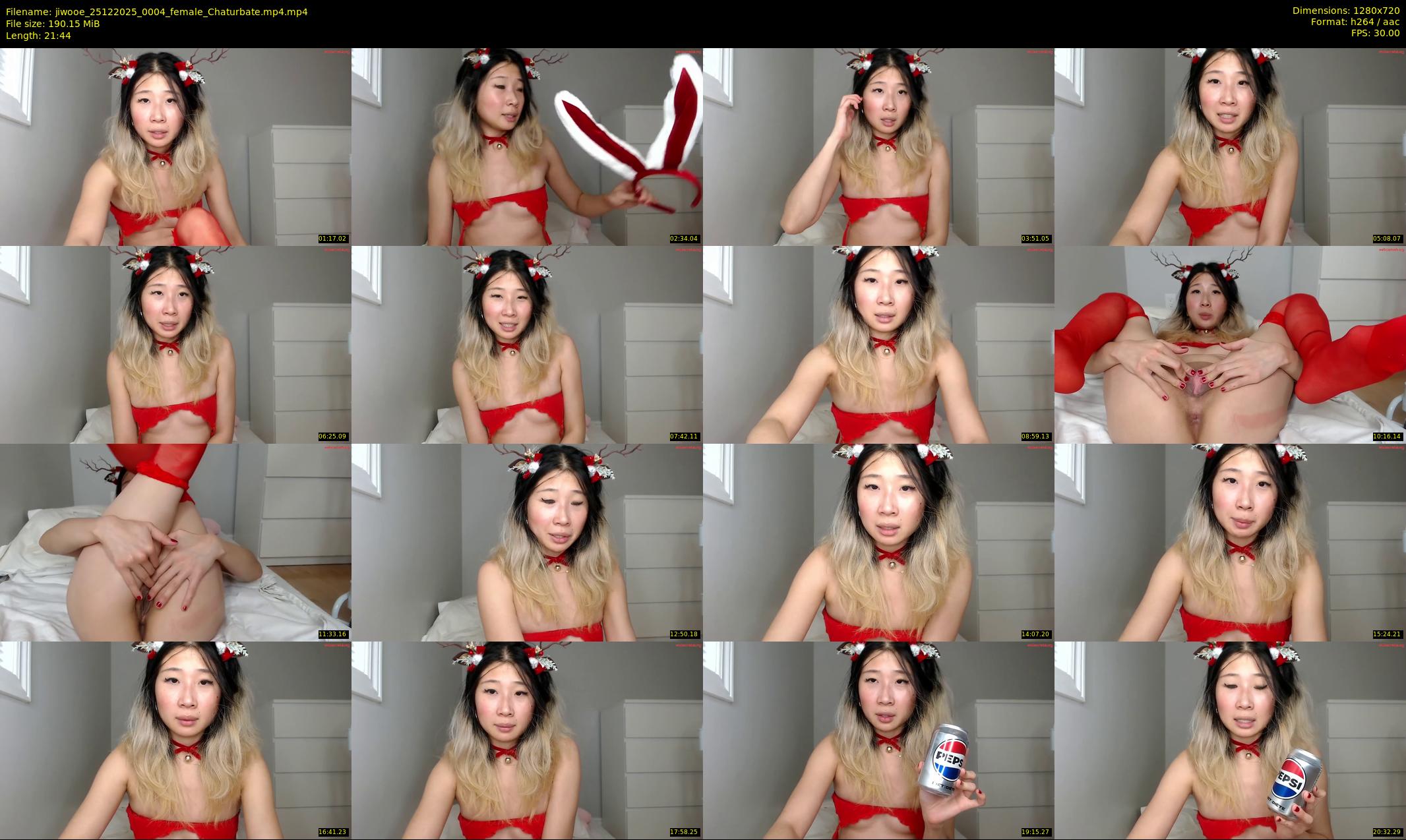jiwooe — 22 minute Chaturbate female cam show recording, 720p, Dec 25, 2025