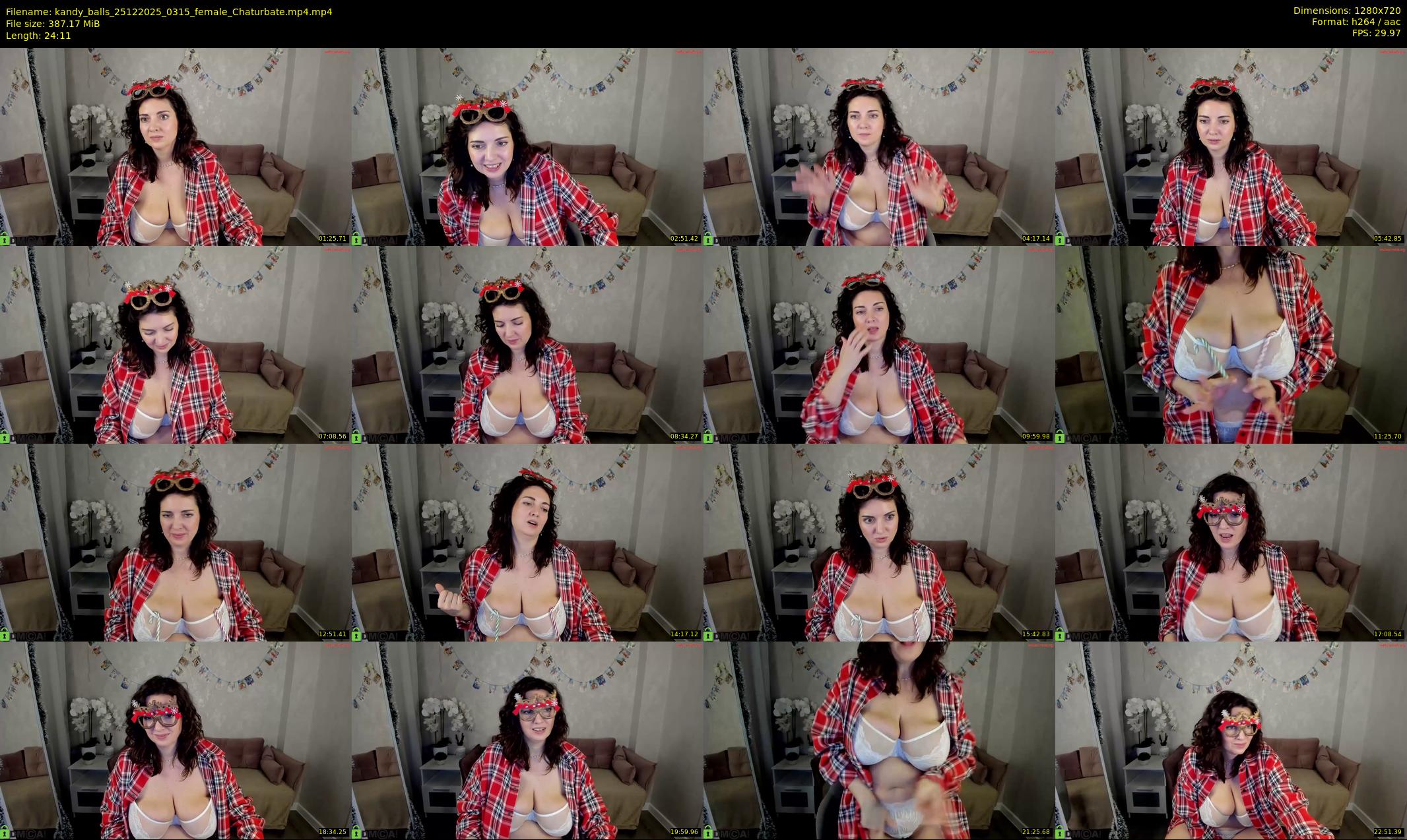 kandy_balls — 25 minute Chaturbate female cam show recording, 720p, Dec 25, 2025