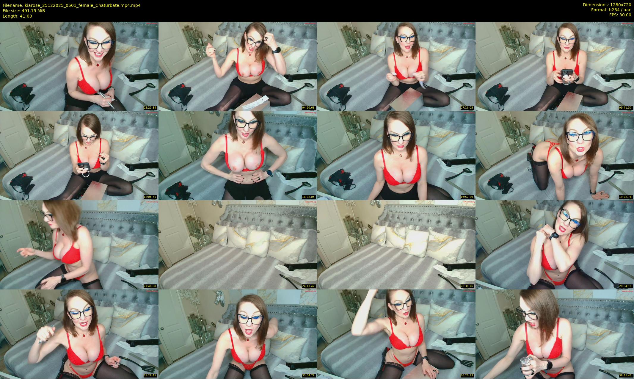 kiarose — 41 minute Chaturbate female cam show recording, 720p, Dec 25, 2025