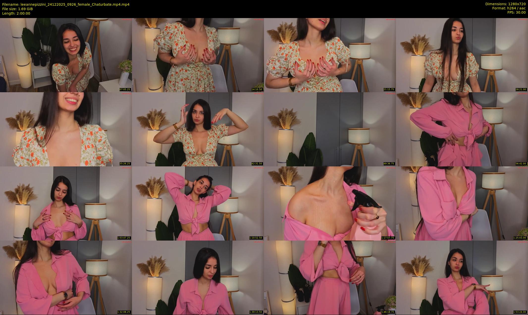 leeannepizzini — 120 minute Chaturbate female cam show recording, 720p, Dec 24, 2025