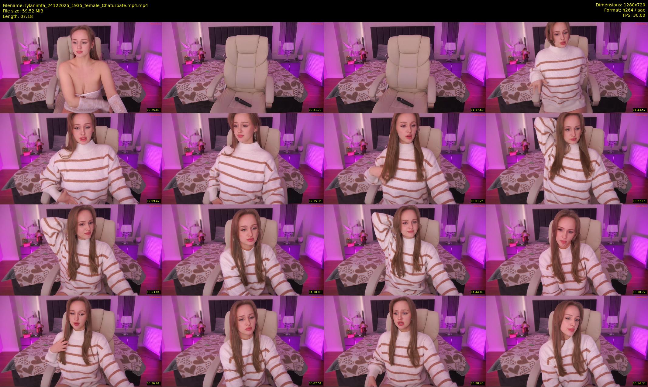 lylanimfa — 8 minute Chaturbate female cam show recording, 720p, Dec 24, 2025