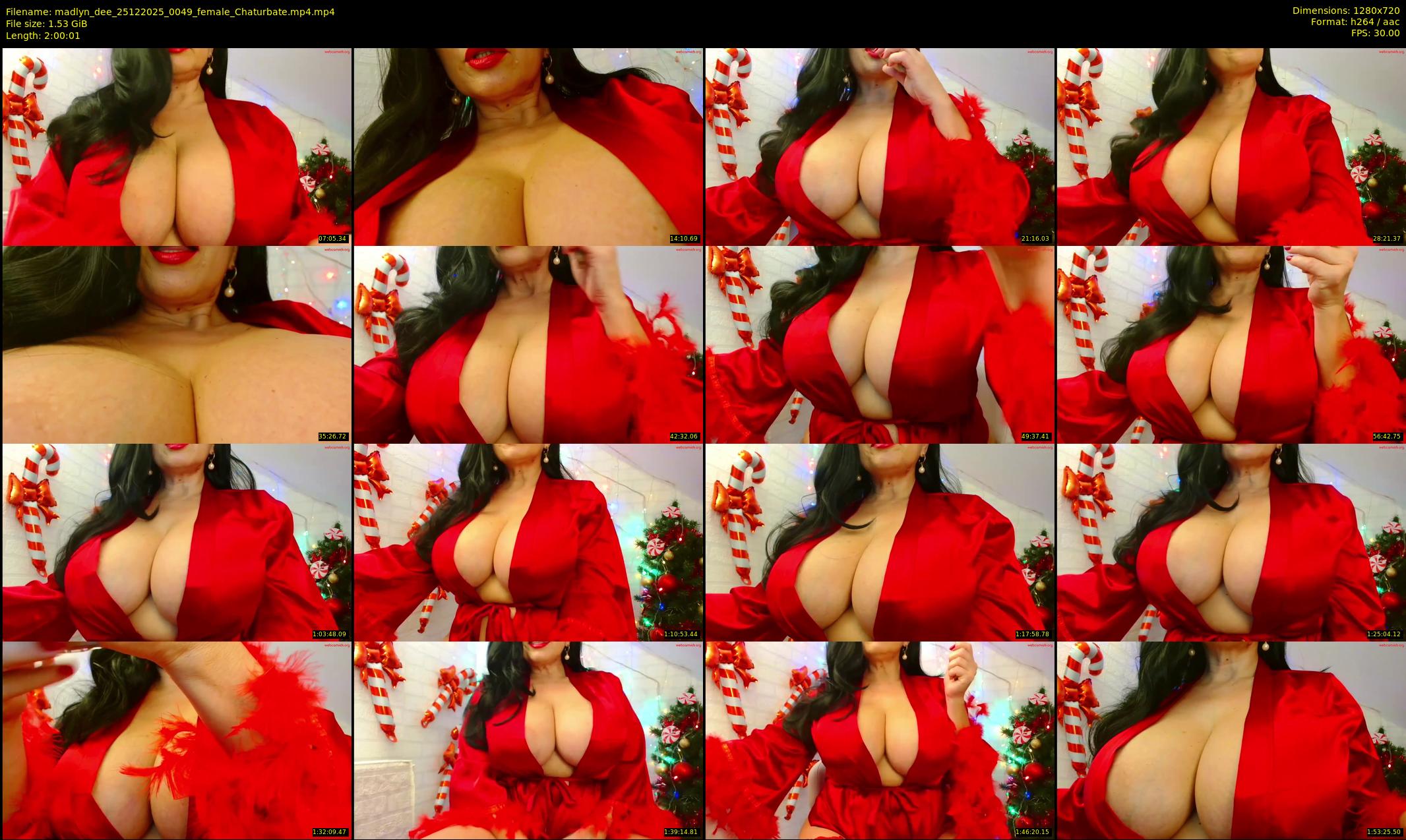 madlyn_dee — 121 minute Chaturbate female cam show recording, 720p, Dec 25, 2025