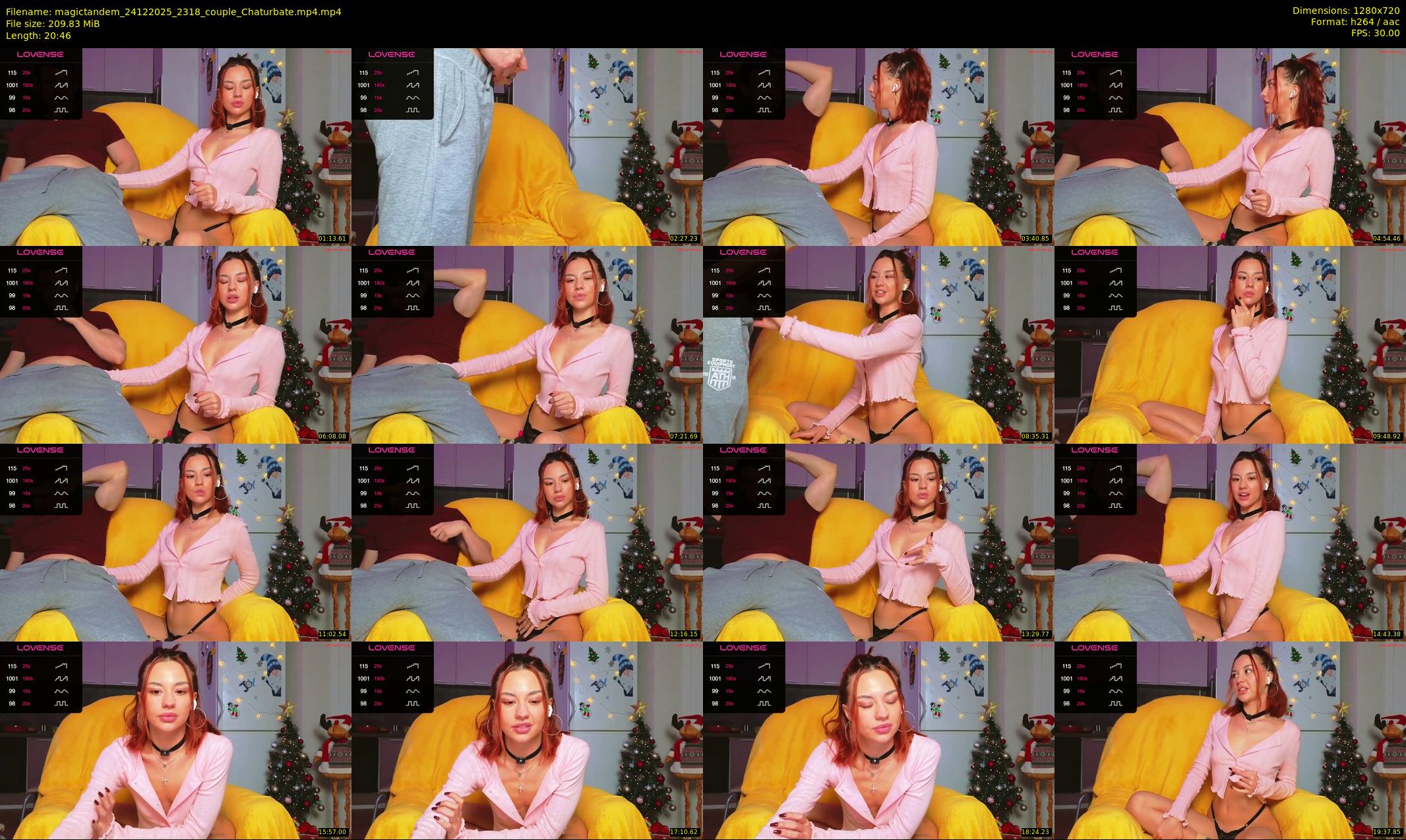 magictandem — 21 minute Chaturbate couple cam show recording, 720p, Dec 24, 2025