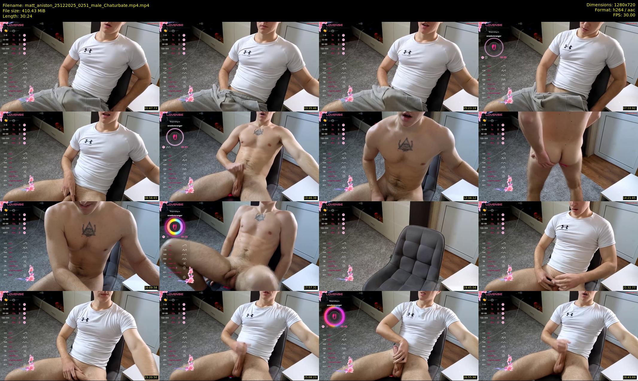 matt_aniston — 31 minute Chaturbate male cam show recording, 720p, Dec 25, 2025