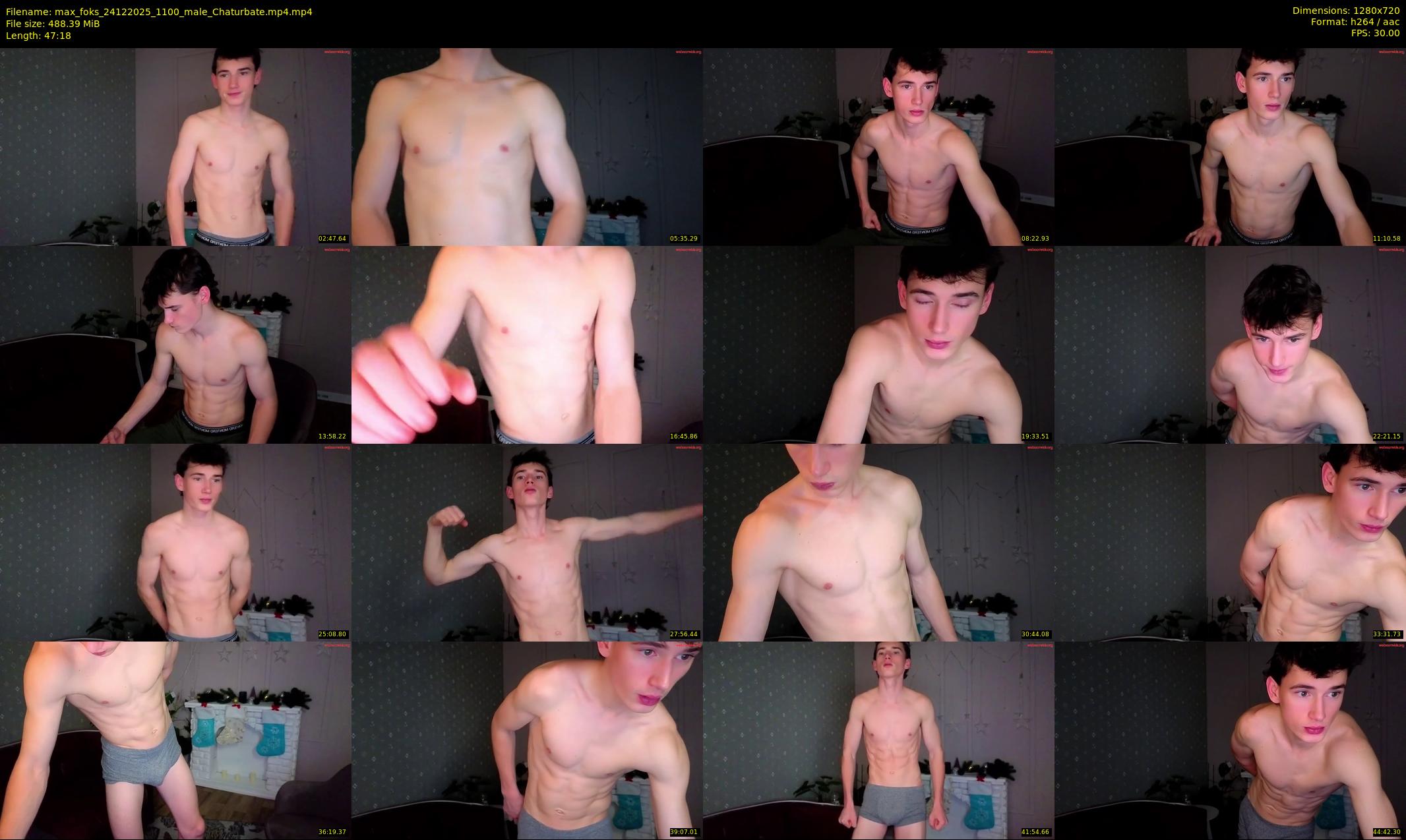 max_foks — 48 minute Chaturbate male cam show recording, 720p, Dec 24, 2025