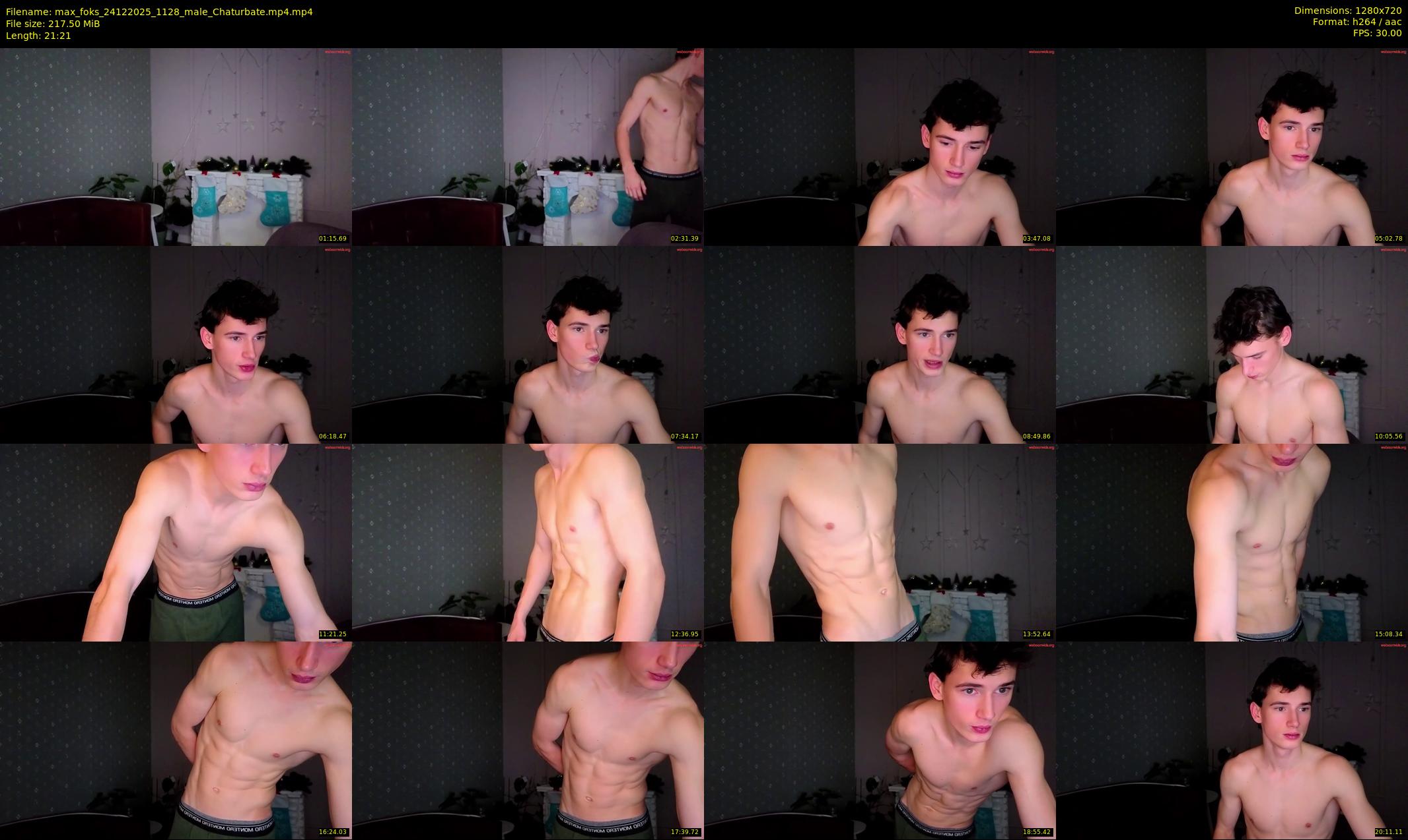 max_foks — 22 minute Chaturbate male cam show recording, 720p, Dec 24, 2025