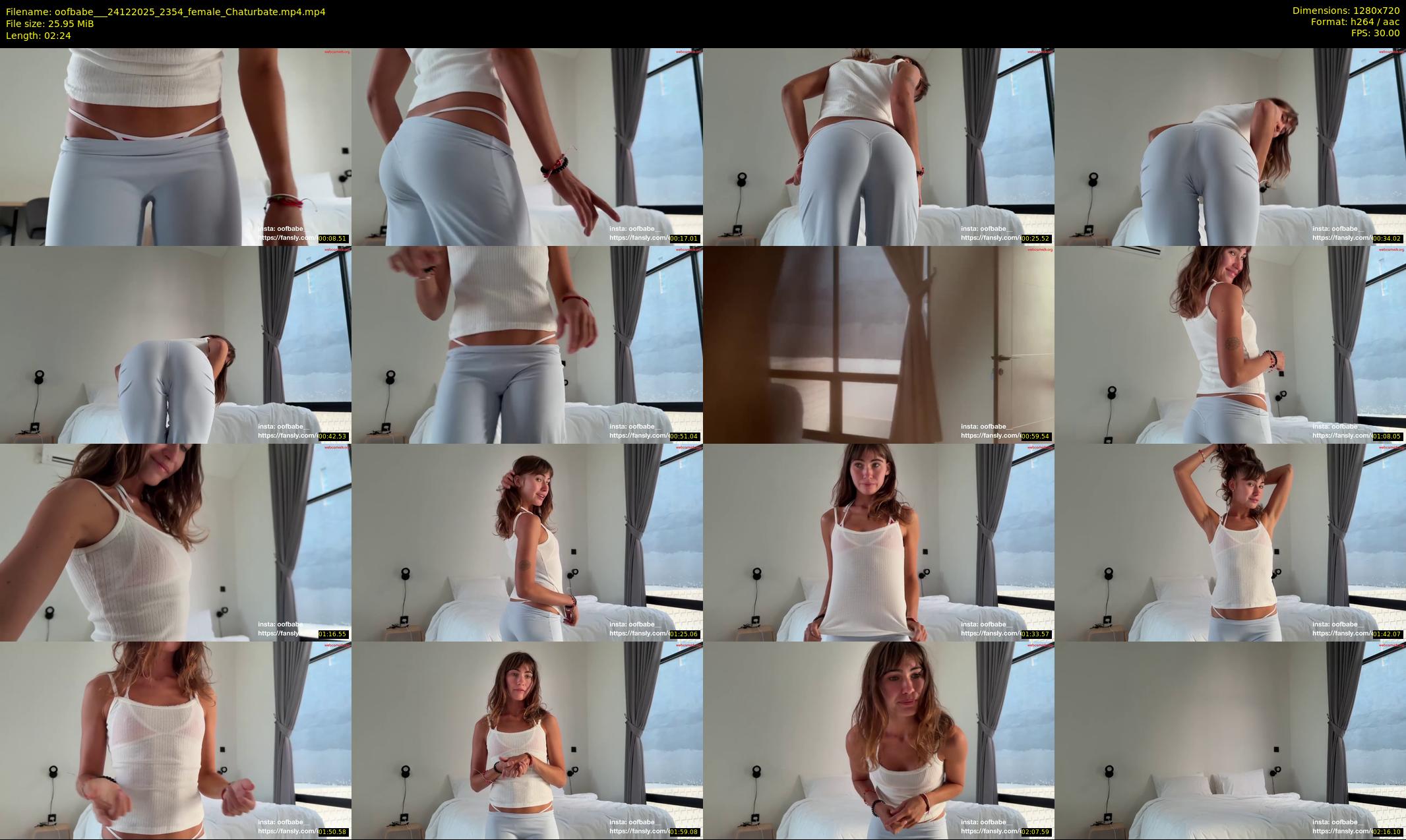 oofbabe__ — 3 minute Chaturbate female cam show recording, 720p, Dec 24, 2025