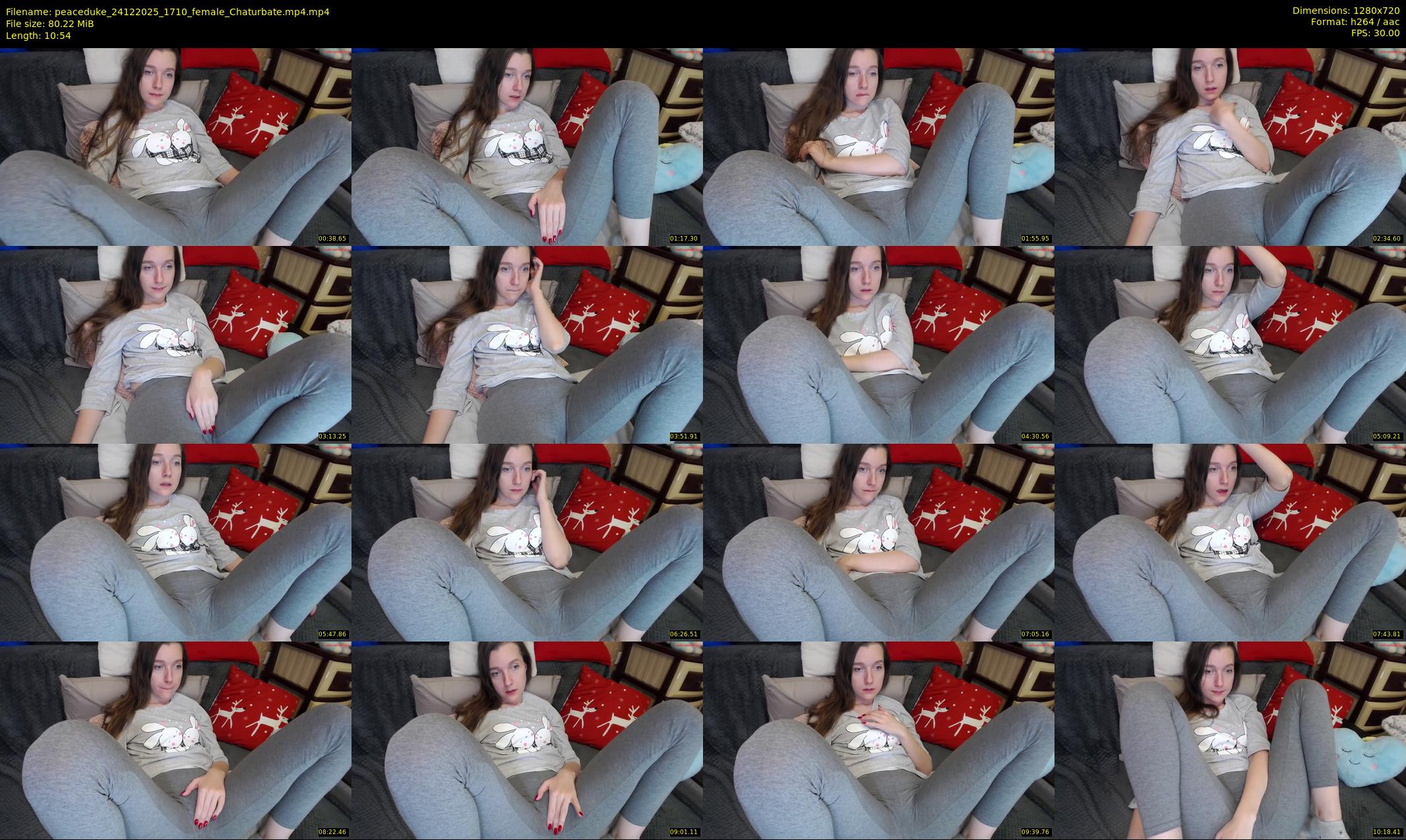 peaceduke — 11 minute Chaturbate female cam show recording, 720p, Dec 24, 2025