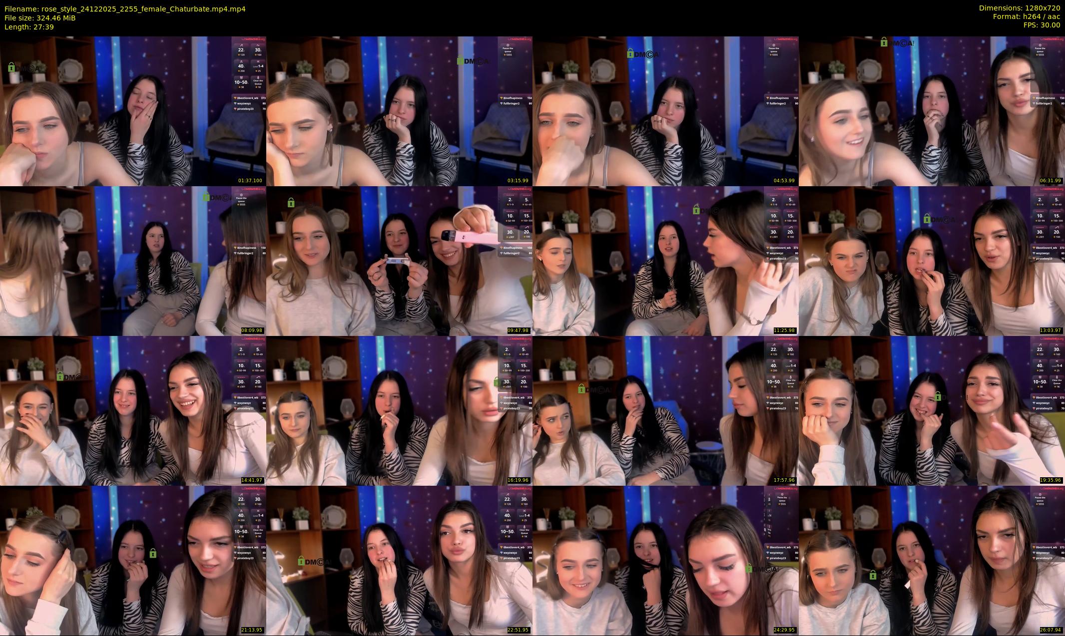 rose_style — 28 minute Chaturbate couple cam show recording, 720p, Dec 24, 2025