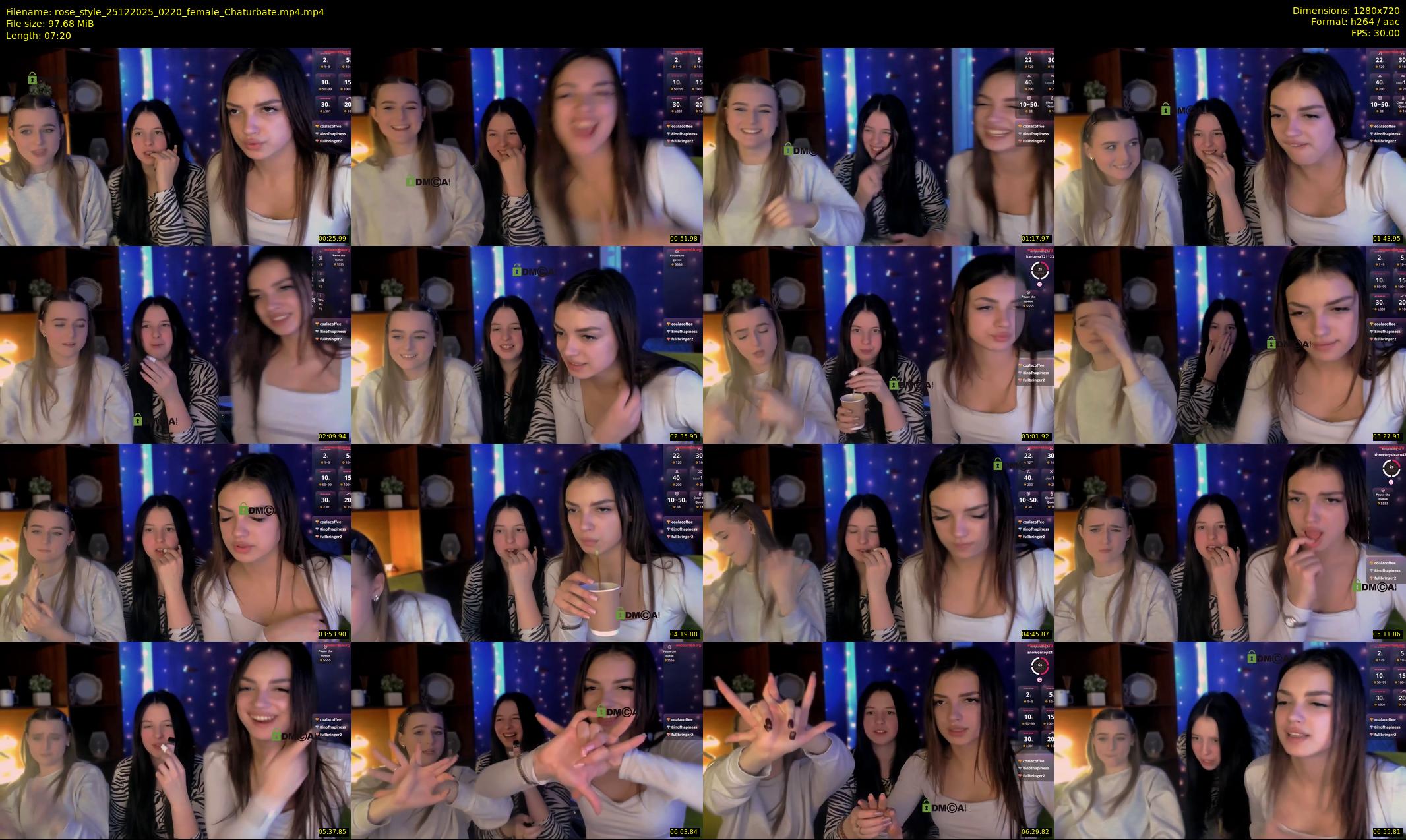 rose_style — 8 minute Chaturbate couple cam show recording, 720p, Dec 25, 2025