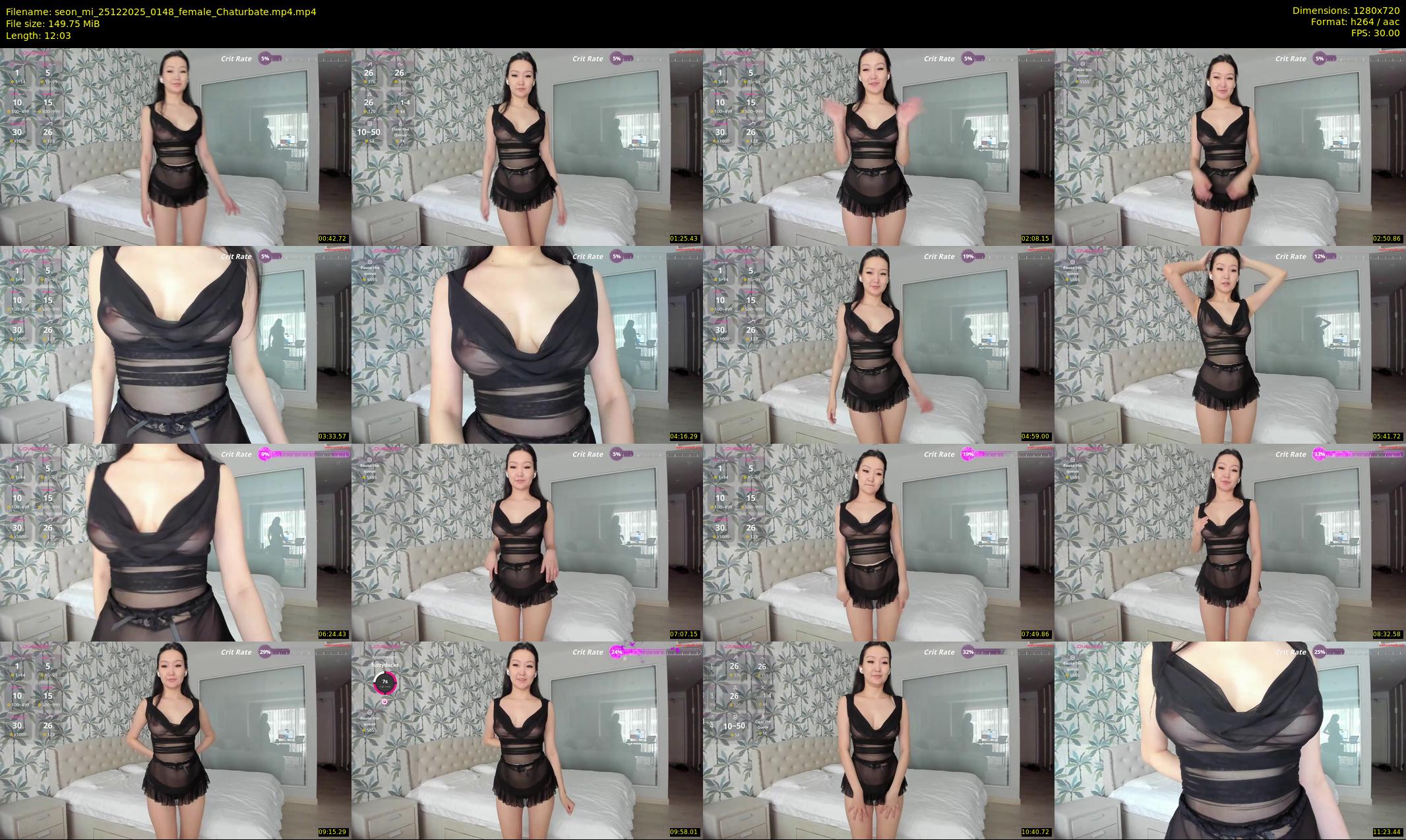 seon_mi — 13 minute Chaturbate female cam show recording, 720p, Dec 25, 2025