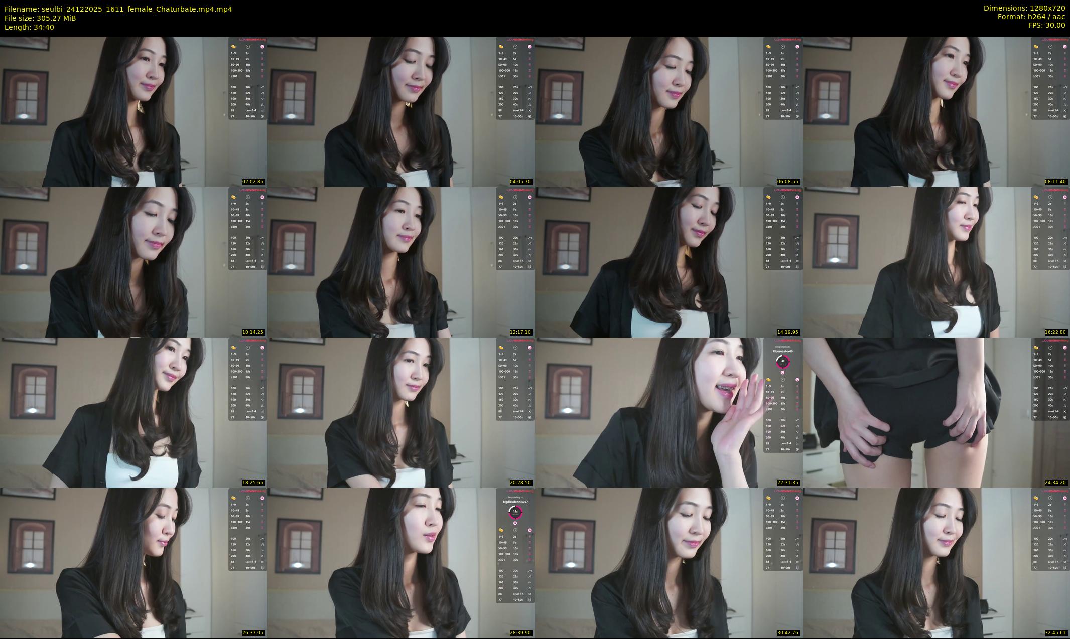 seulbi — 35 minute Chaturbate female cam show recording, 720p, Dec 24, 2025