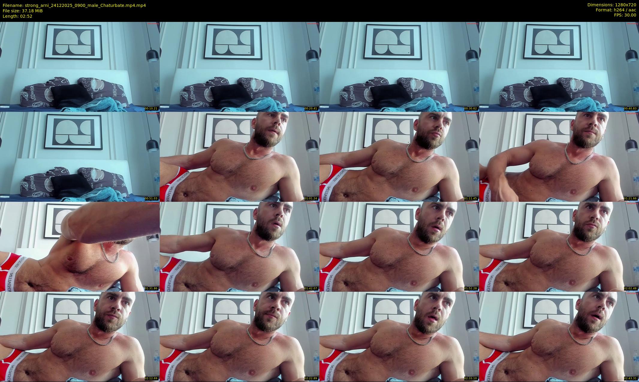 strong_arni — 3 minute Chaturbate male cam show recording, 720p, Dec 24, 2025