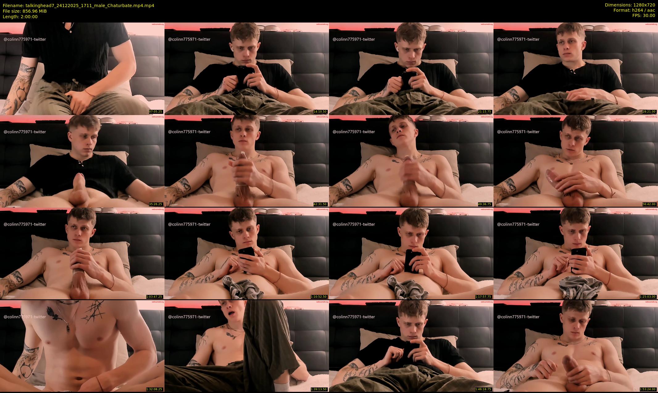 talkinghead7 — 120 minute Chaturbate male cam show recording, 720p, Dec 24, 2025
