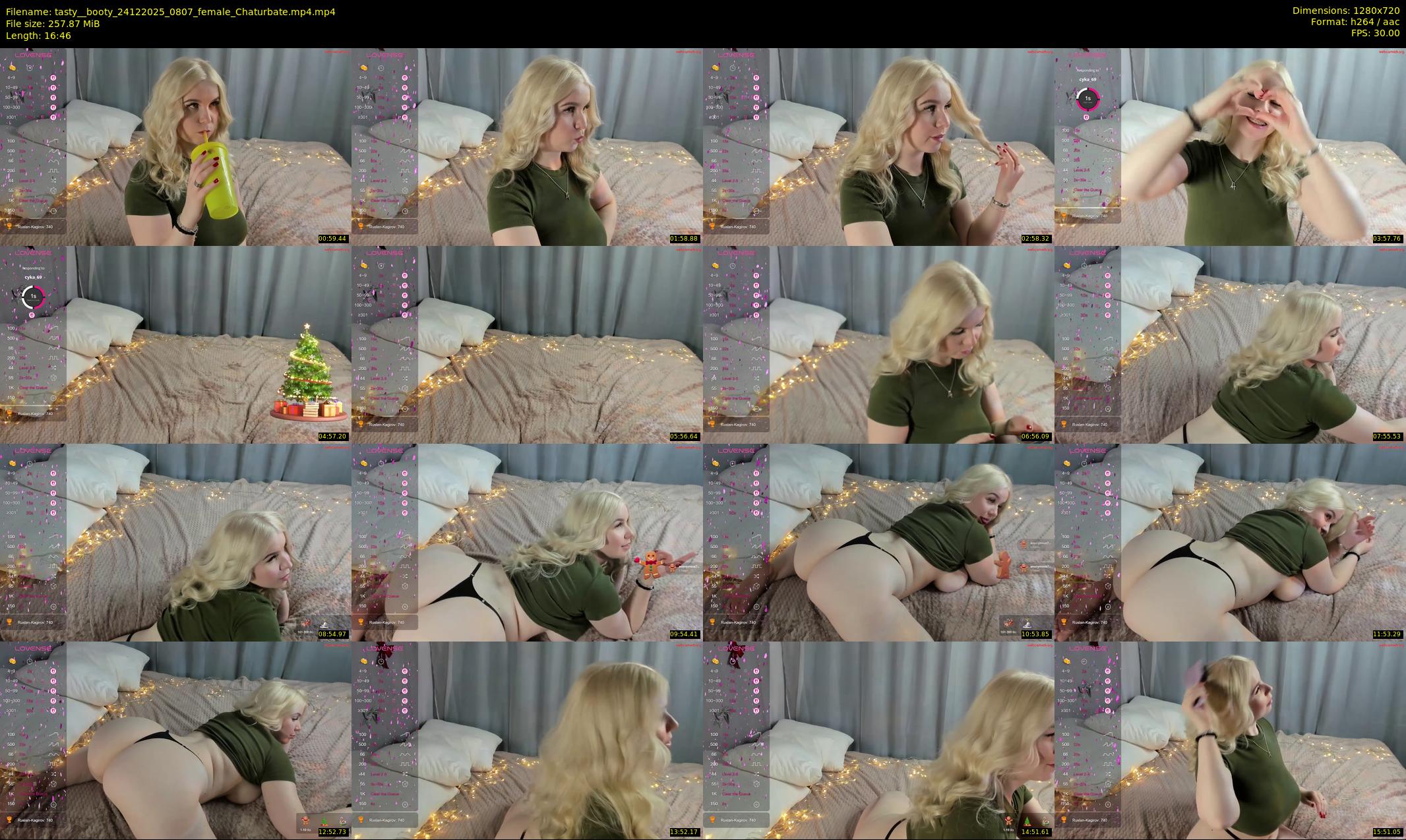 tasty__booty — 17 minute Chaturbate female cam show recording, 720p, Dec 24, 2025