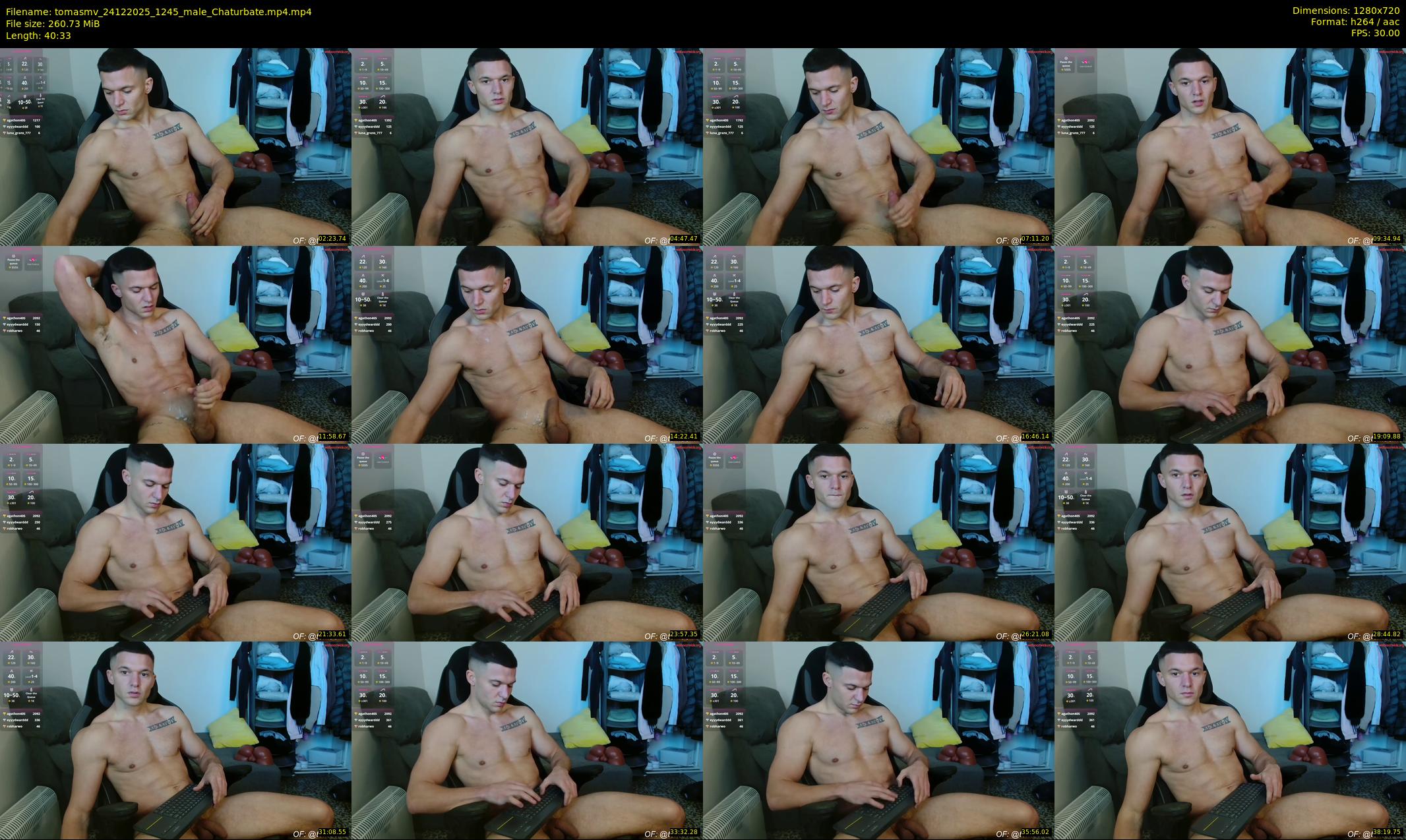 tomasmv — 41 minute Chaturbate male cam show recording, 720p, Dec 24, 2025