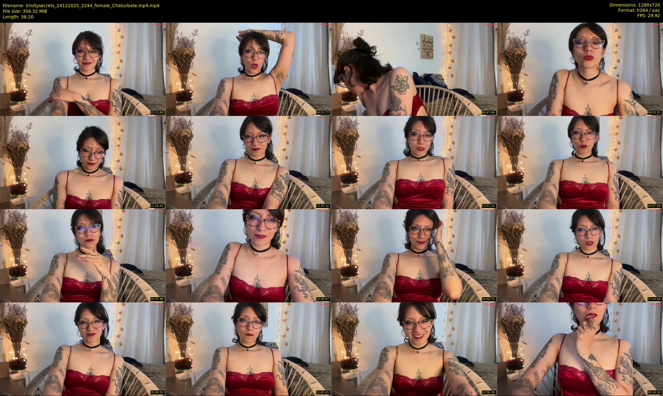trinitysecrets — 39 minute Chaturbate female cam show recording, 720p, Dec 24, 2025