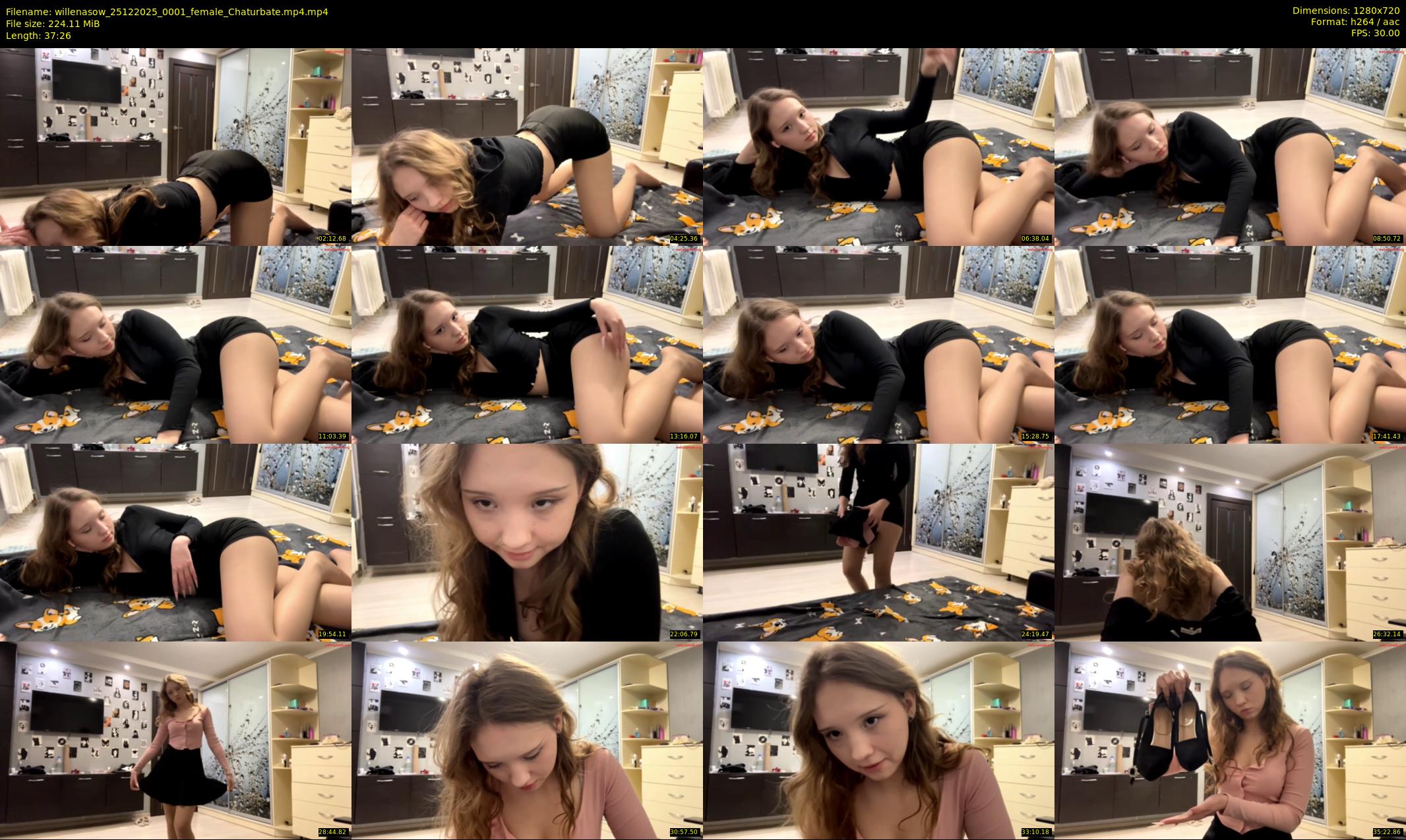 willenasow — 38 minute Chaturbate female cam show recording, 720p, Dec 25, 2025