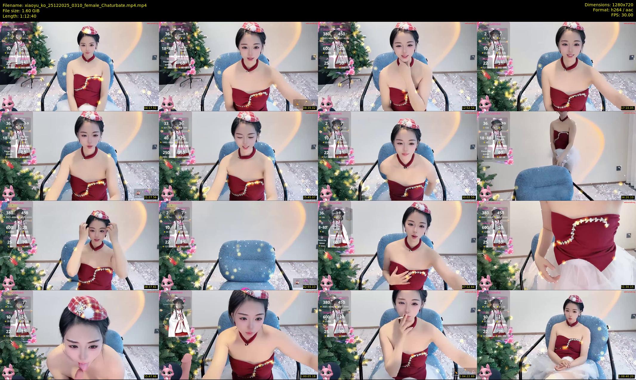 xiaoyu_ko — 73 minute Chaturbate female cam show recording, 720p, Dec 25, 2025
