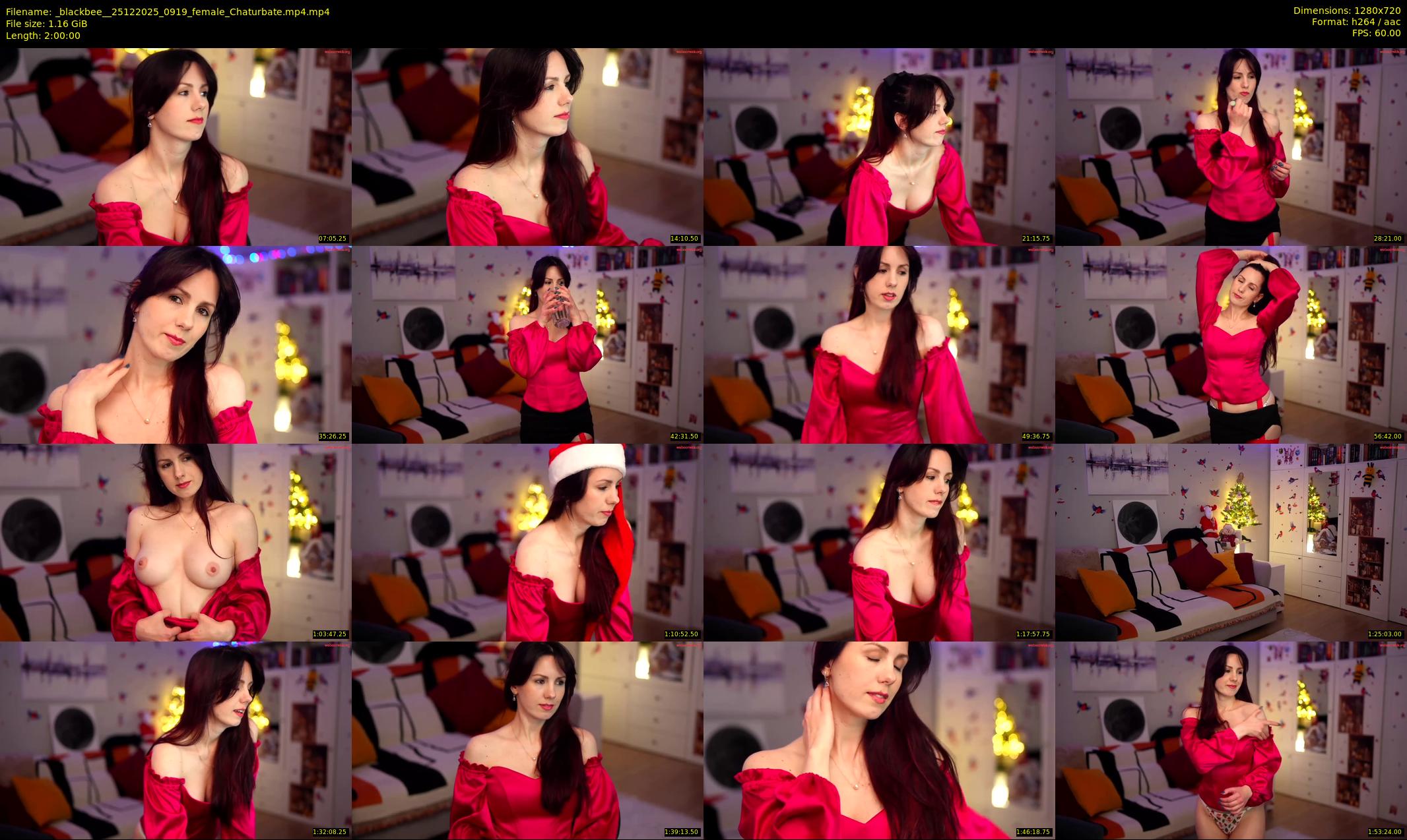 _blackbee_ — 120 minute Chaturbate female cam show recording, 720p, Dec 25, 2025