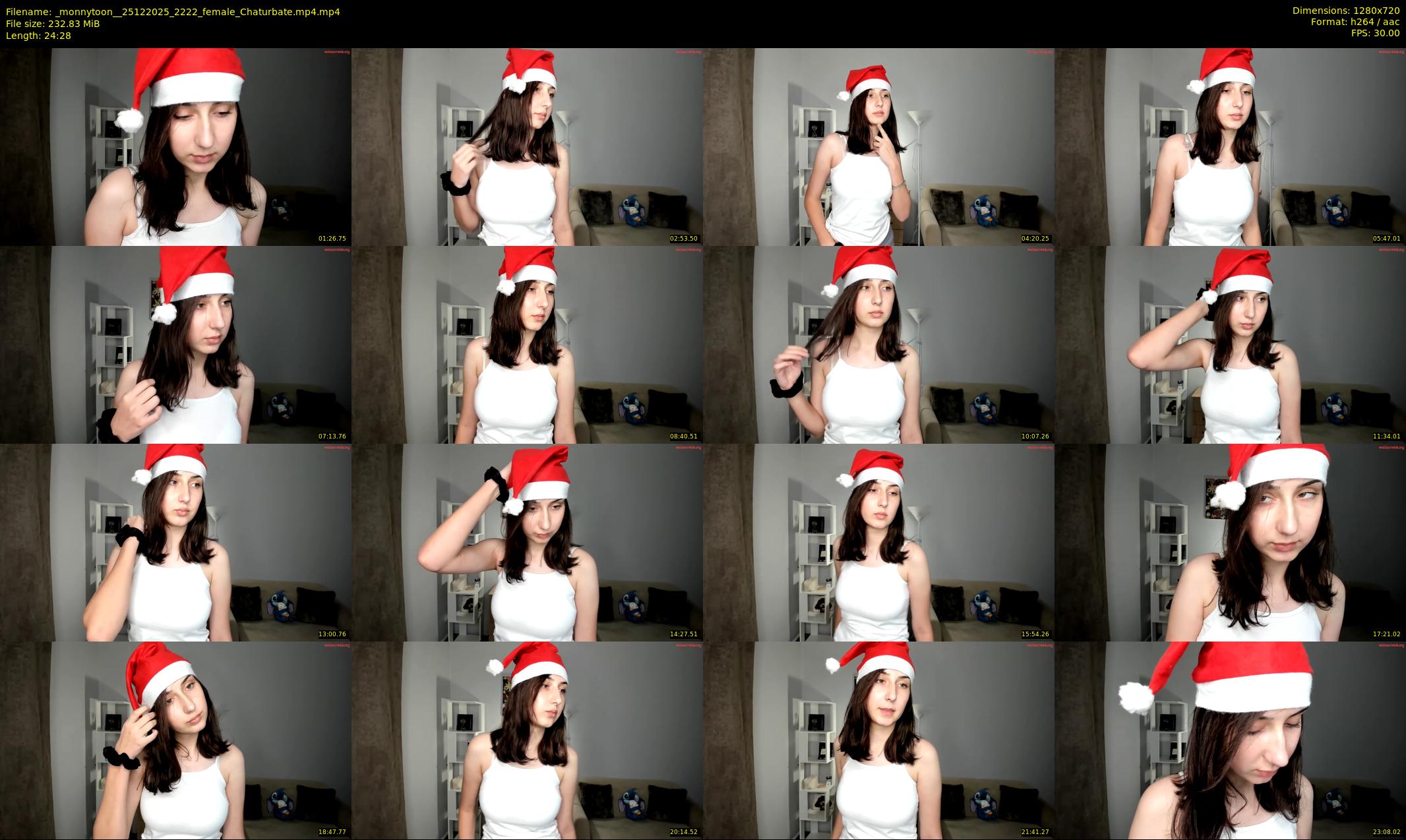 _monnytoon_ — 25 minute Chaturbate female cam show recording, 720p, Dec 25, 2025