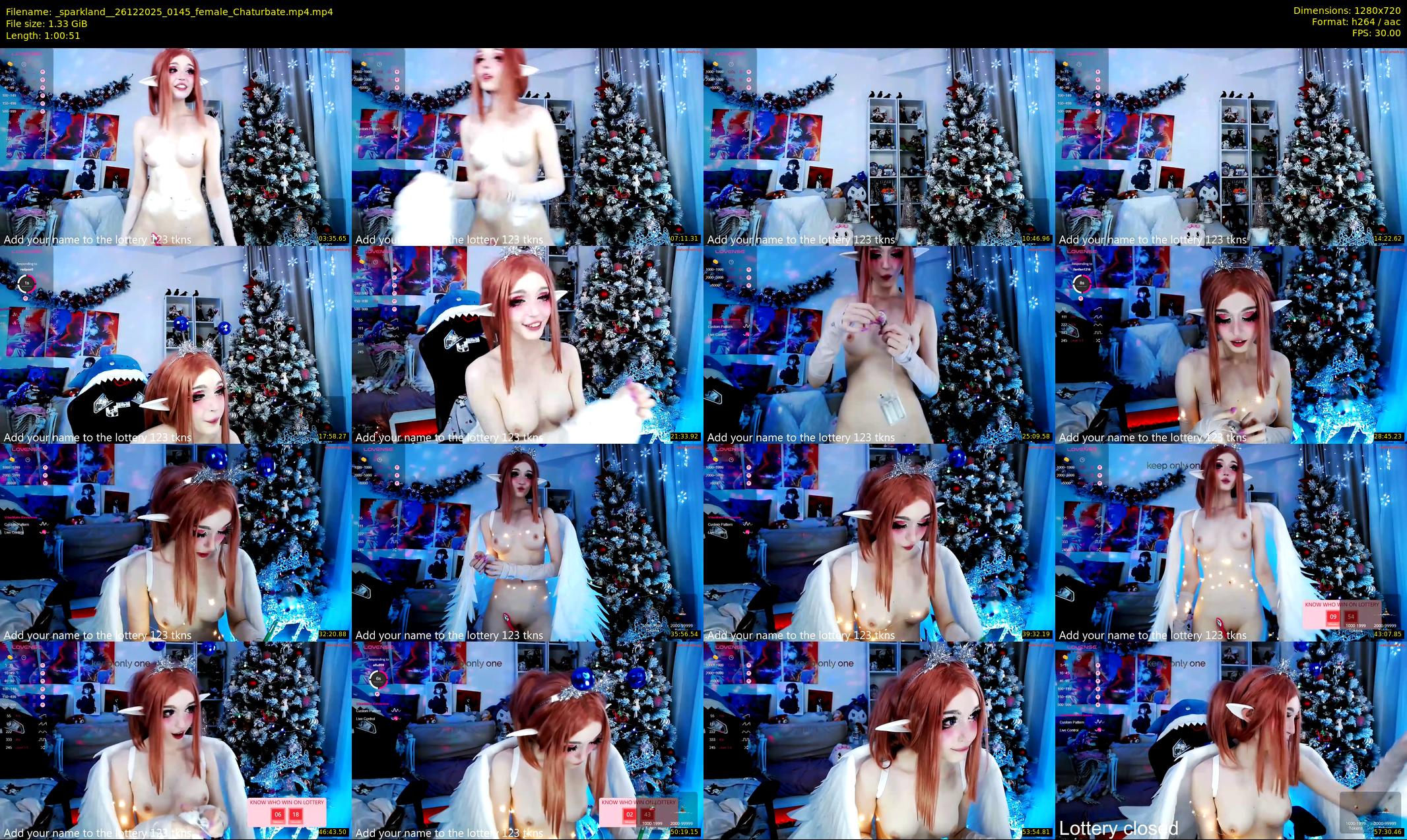 _sparkland_ — 61 minute Chaturbate female cam show recording, 720p, Dec 26, 2025