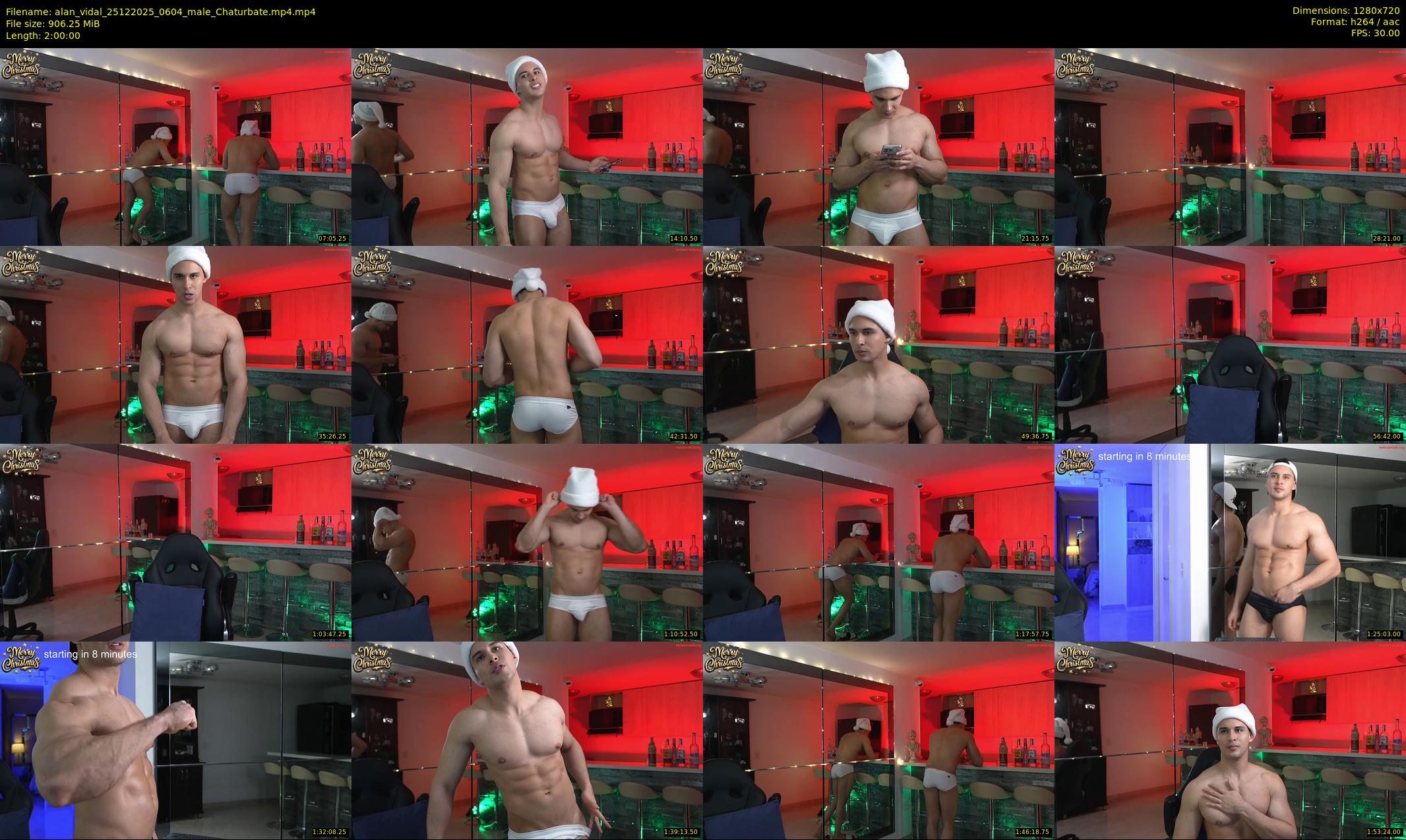 alan_vidal — 120 minute Chaturbate male cam show recording, 720p, Dec 25, 2025