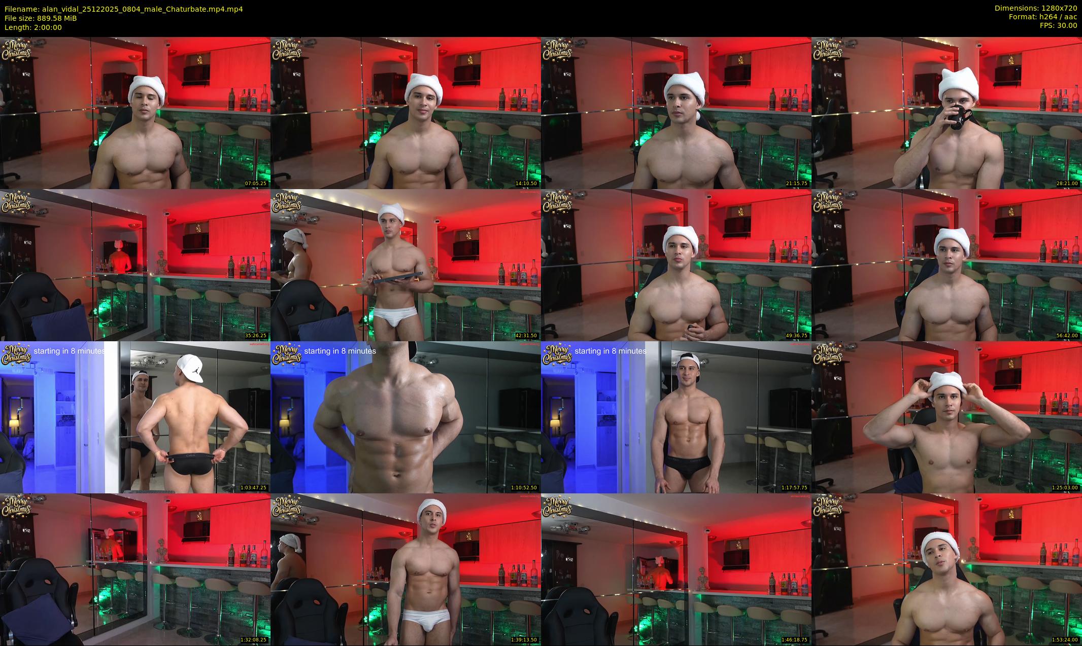 alan_vidal — 120 minute Chaturbate male cam show recording, 720p, Dec 25, 2025