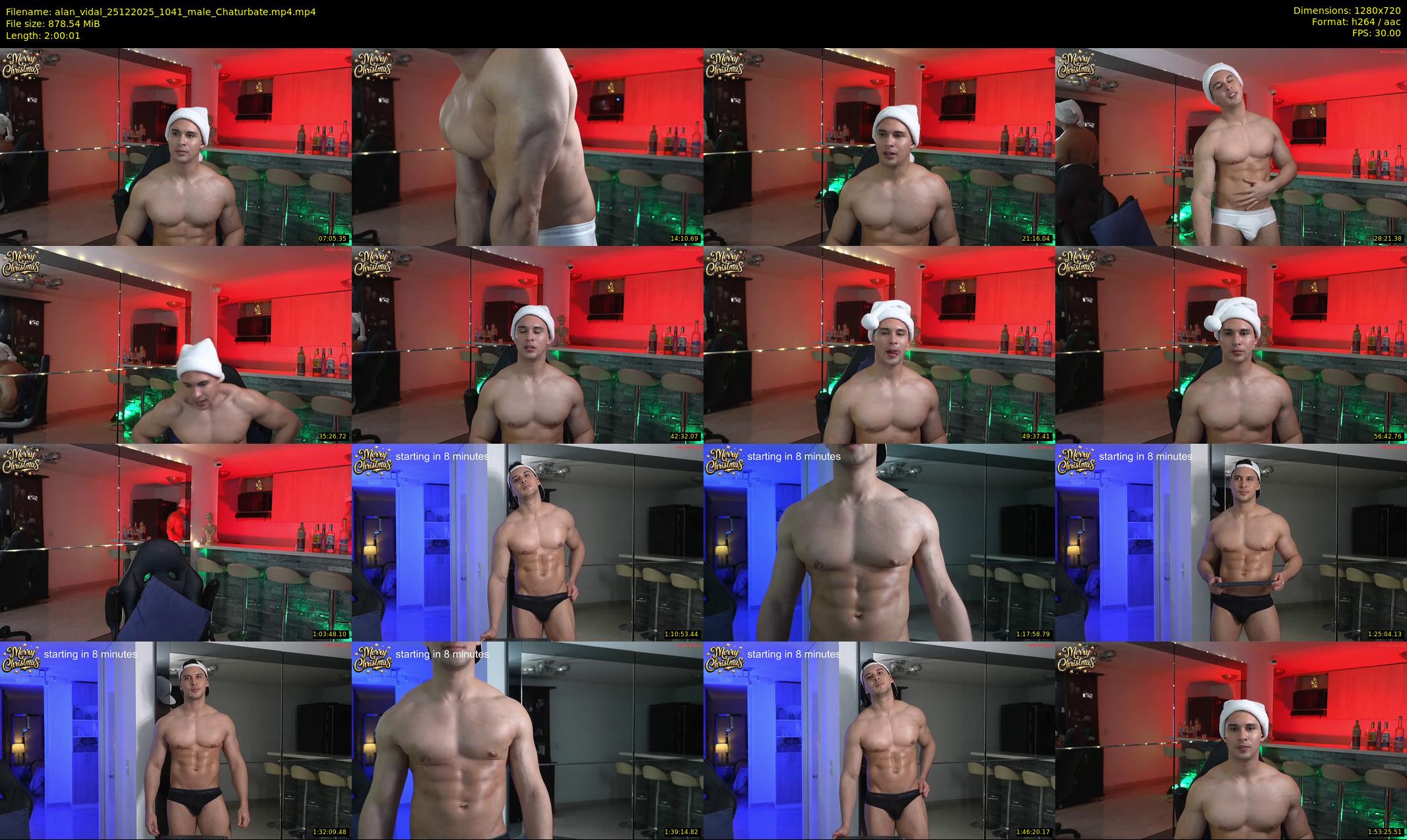 alan_vidal — 121 minute Chaturbate male cam show recording, 720p, Dec 25, 2025