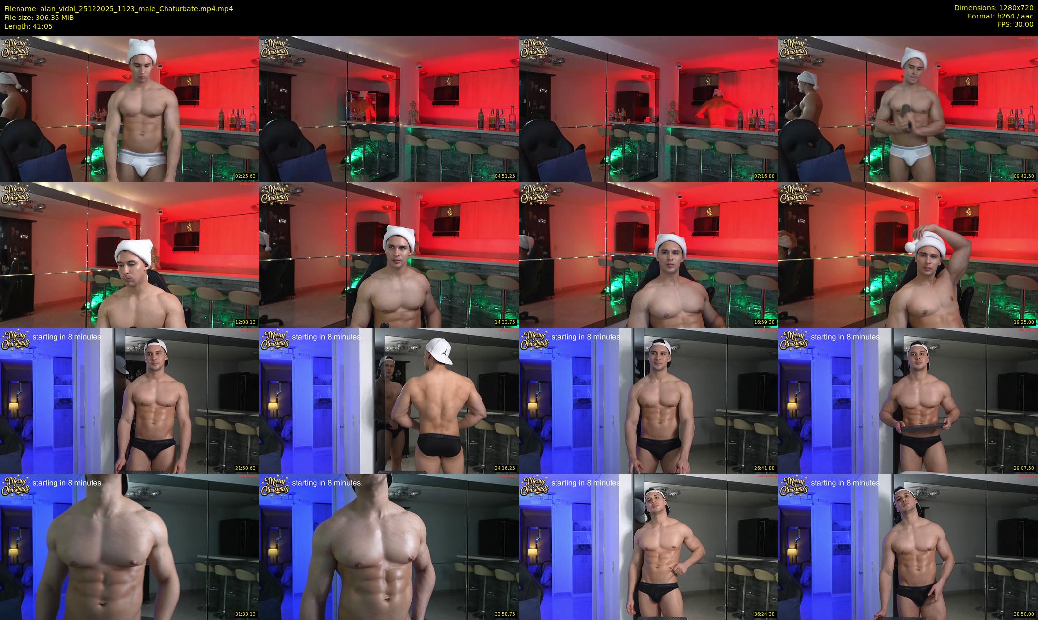 alan_vidal — 42 minute Chaturbate male cam show recording, 720p, Dec 25, 2025